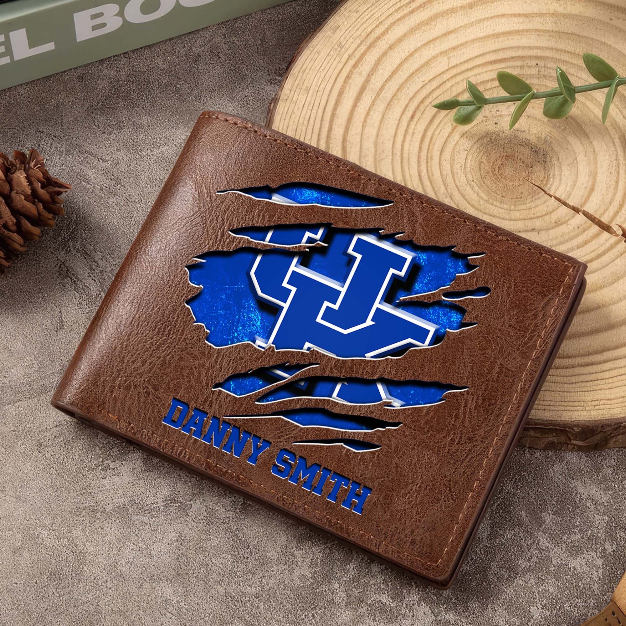 Kentucky Wildcats Men Wallet Custom Your Name, Football Team Men Wallet For Fans, Gifts For Football Lovers EHIVM-0214878 - Image 6