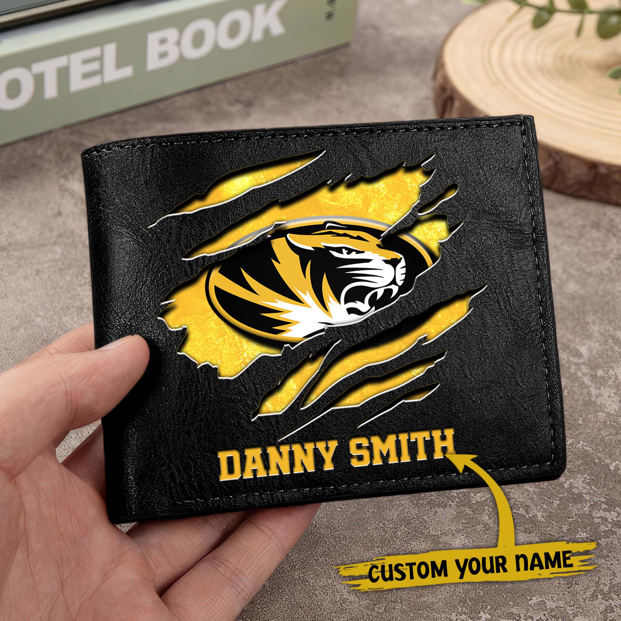 Alternative view of Missouri Tigers Men Wallet Custom Your Name, Football Team Men Wallet For Fans, Gifts For Football Lovers EHIVM-0214878