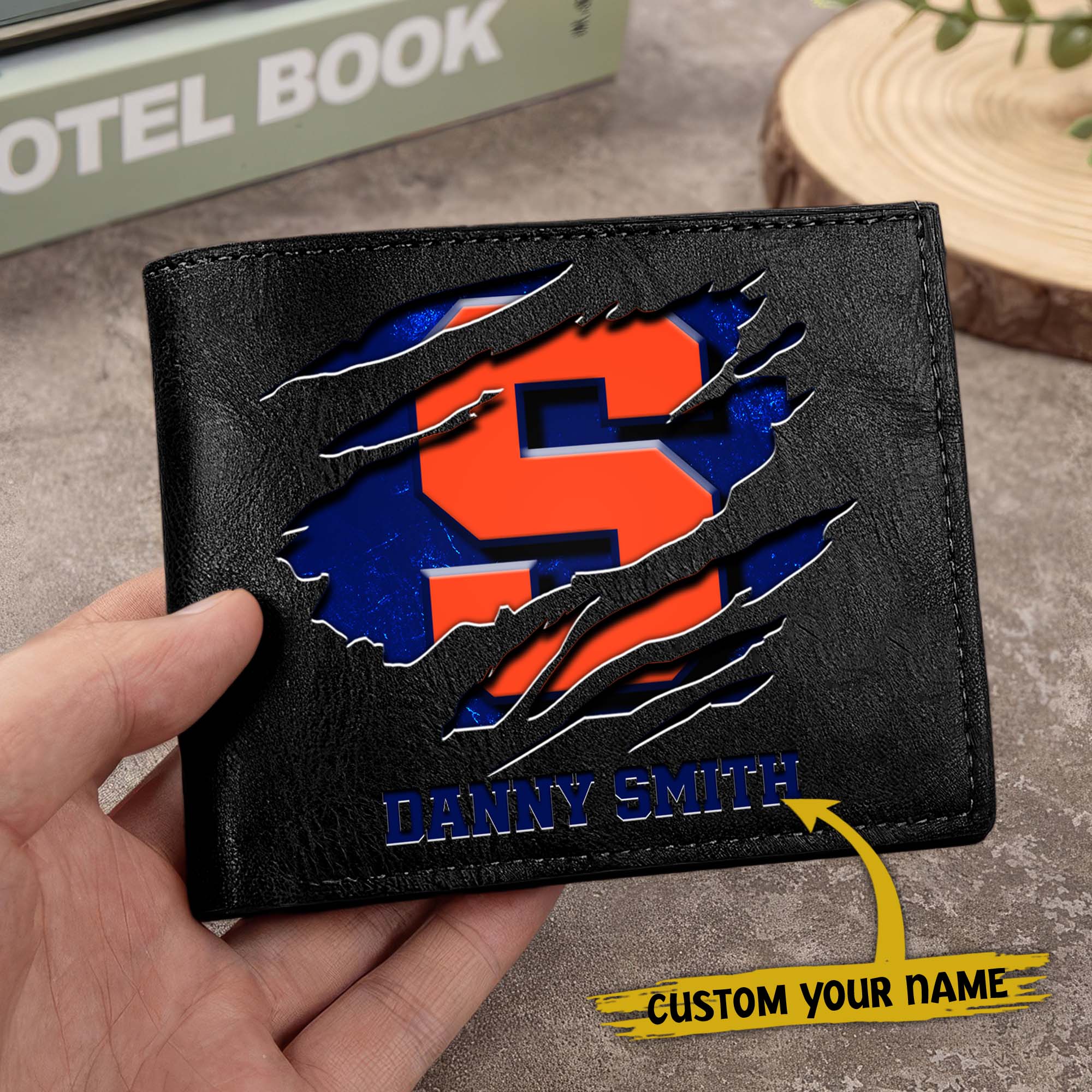 Alternative view of Syracuse Orange Men Wallet Custom Your Name, Football Team Men Wallet For Fans, Gifts For Football Lovers EHIVM-0214878
