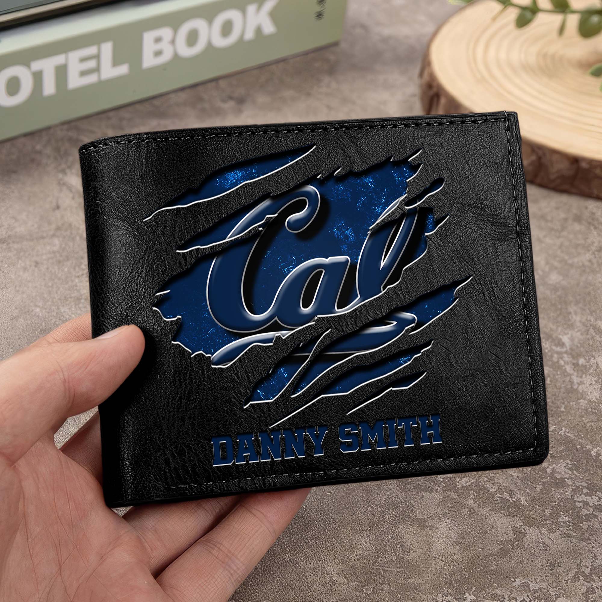 California Golden Bears Men Wallet Custom Your Name, Football Team Men Wallet For Fans, Gifts For Football Lovers EHIVM-0214878