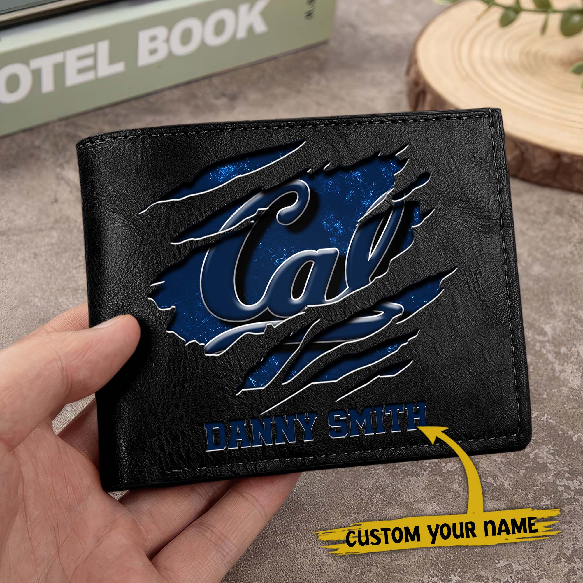 Alternative view of California Golden Bears Men Wallet Custom Your Name, Football Team Men Wallet For Fans, Gifts For Football Lovers EHIVM-0214878