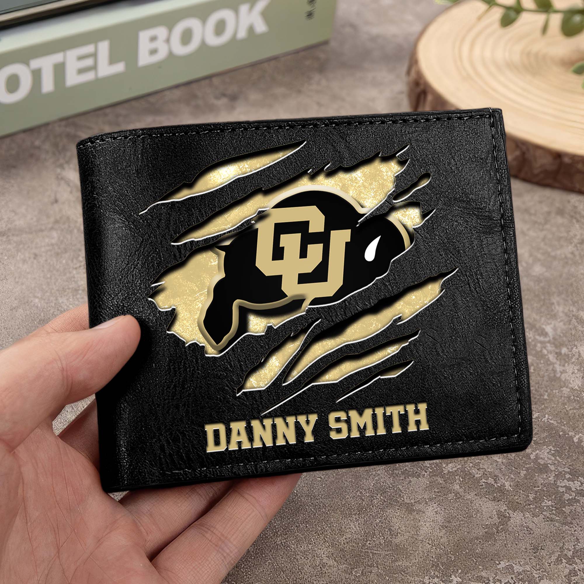 Colorado Buffaloes Men Wallet Custom Your Name, Football Team Men Wallet For Fans, Gifts For Football Lovers EHIVM-0214878