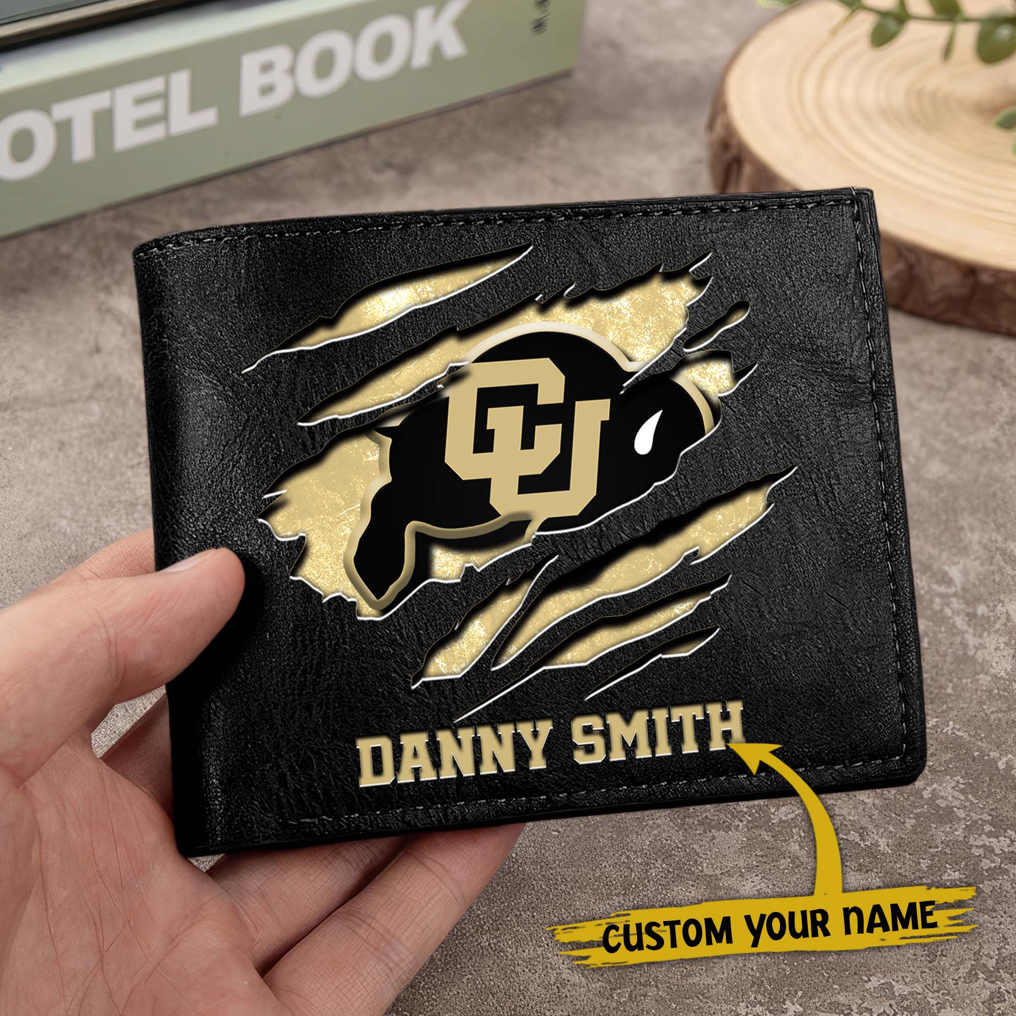 Alternative view of Colorado Buffaloes Men Wallet Custom Your Name, Football Team Men Wallet For Fans, Gifts For Football Lovers EHIVM-0214878