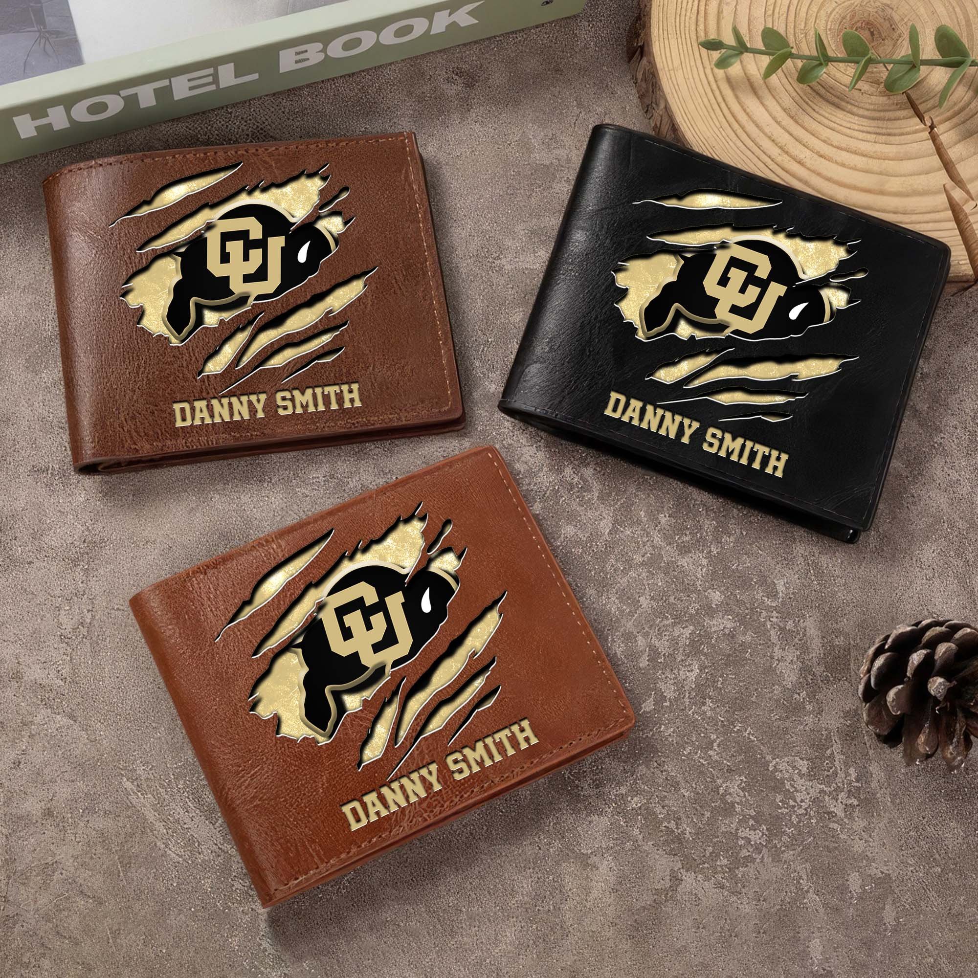 Colorado Buffaloes Men Wallet Custom Your Name, Football Team Men Wallet For Fans, Gifts For Football Lovers EHIVM-0214878 - Image 3