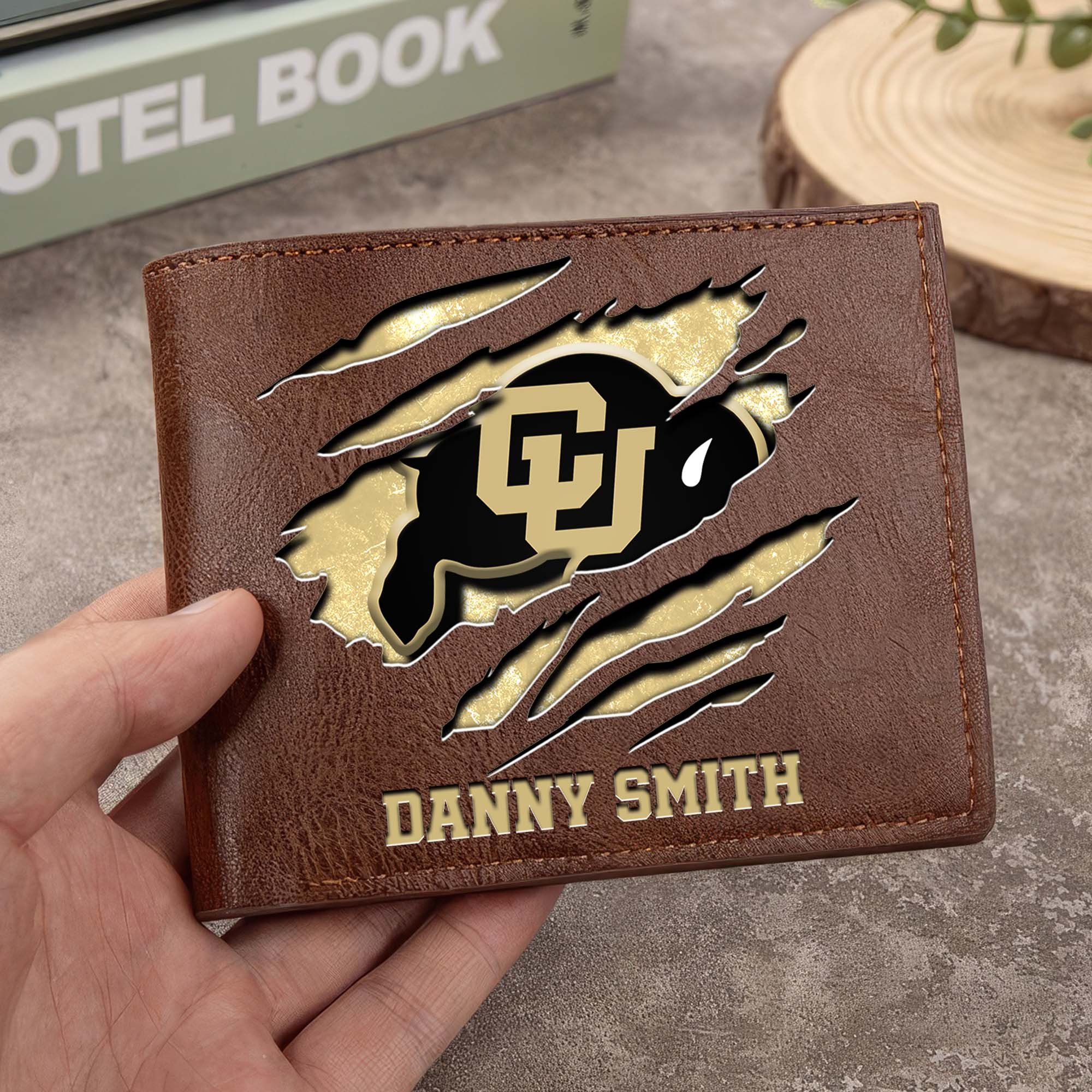 Colorado Buffaloes Men Wallet Custom Your Name, Football Team Men Wallet For Fans, Gifts For Football Lovers EHIVM-0214878 - Image 4