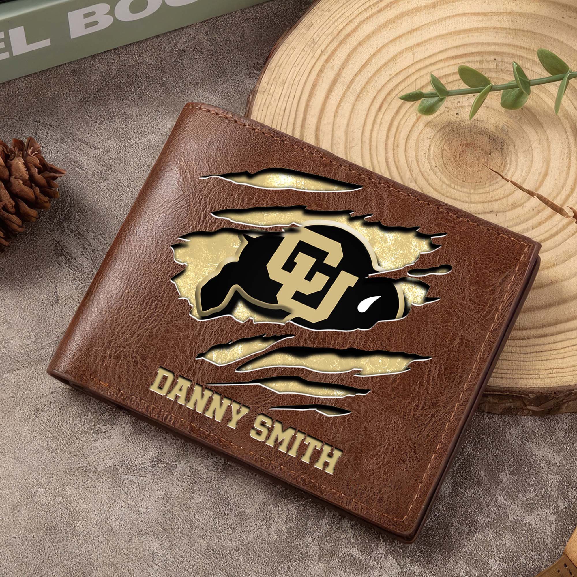 Colorado Buffaloes Men Wallet Custom Your Name, Football Team Men Wallet For Fans, Gifts For Football Lovers EHIVM-0214878 - Image 6