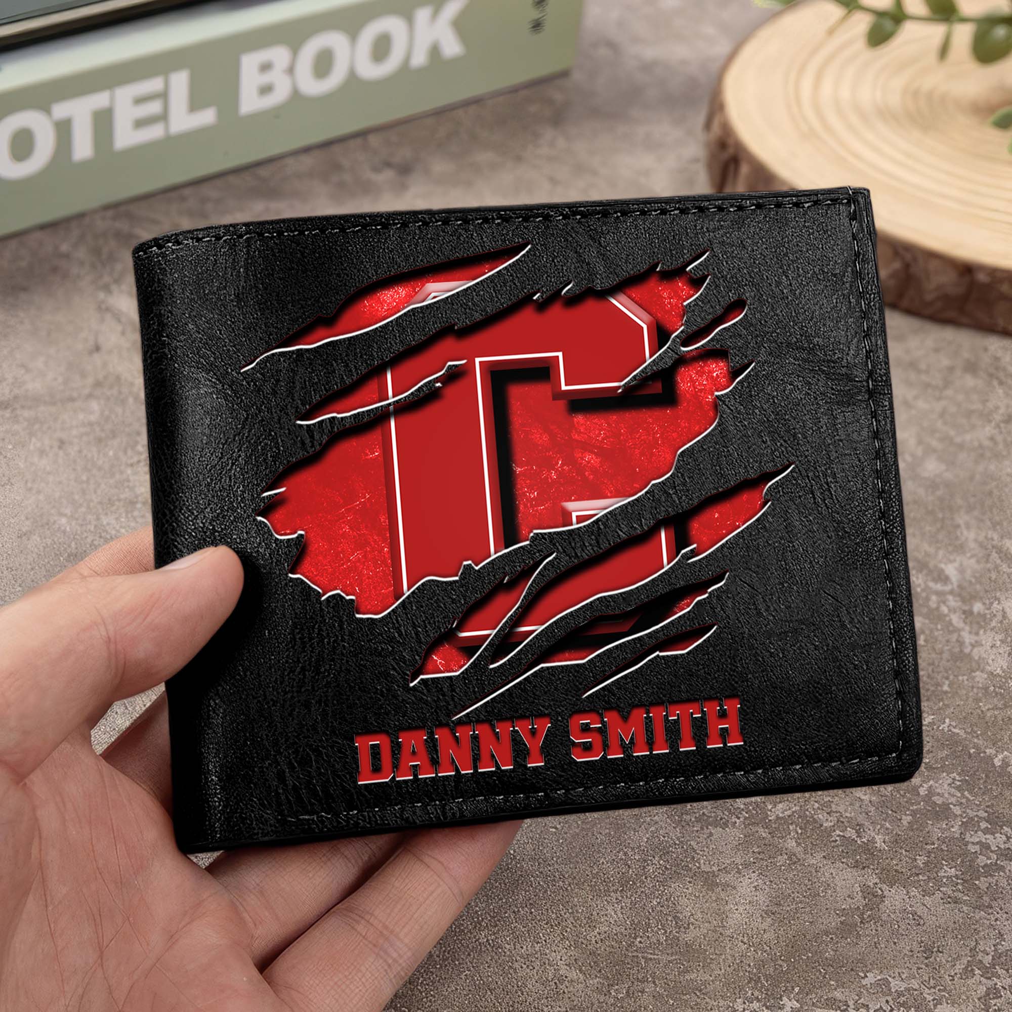 Cornell Big Red Men Wallet Custom Your Name, Football Team Men Wallet For Fans, Gifts For Football Lovers EHIVM-0214878