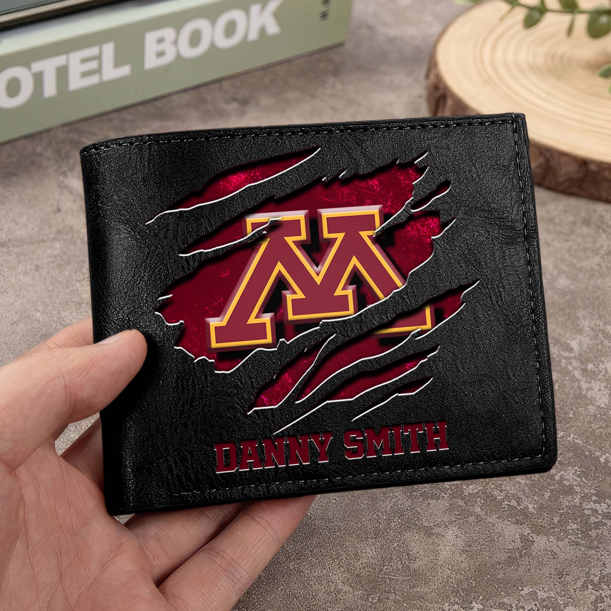 Minnesota Golden Gophers Men Wallet Custom Your Name, Football Team Men Wallet For Fans, Gifts For Football Lovers EHIVM-0214878