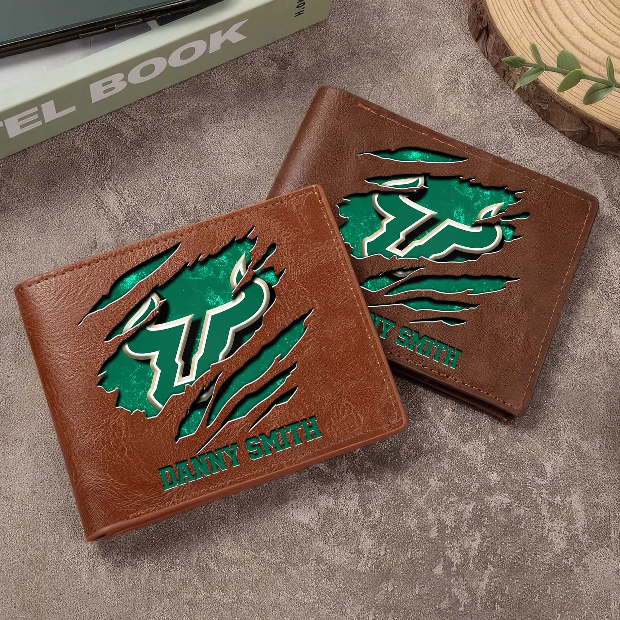 South Florida Bulls Men Wallet Custom Your Name, Football Team Men Wallet For Fans, Gifts For Football Lovers EHIVM-0214878 - Image 5