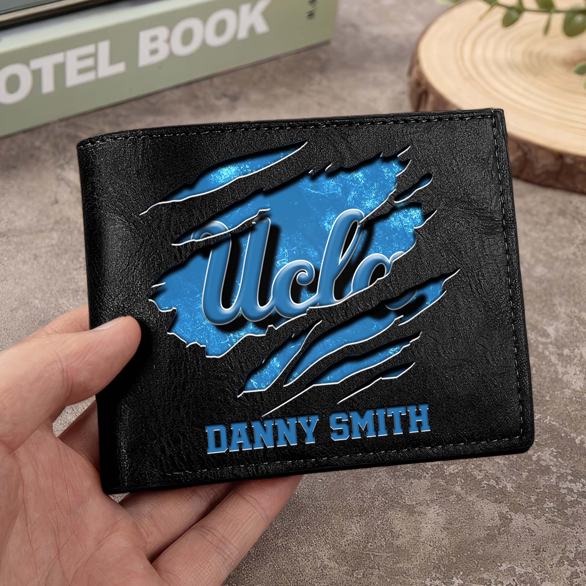 UCLA Bruins Men Wallet Custom Your Name, Football Team Men Wallet For Fans, Gifts For Football Lovers EHIVM-0214878