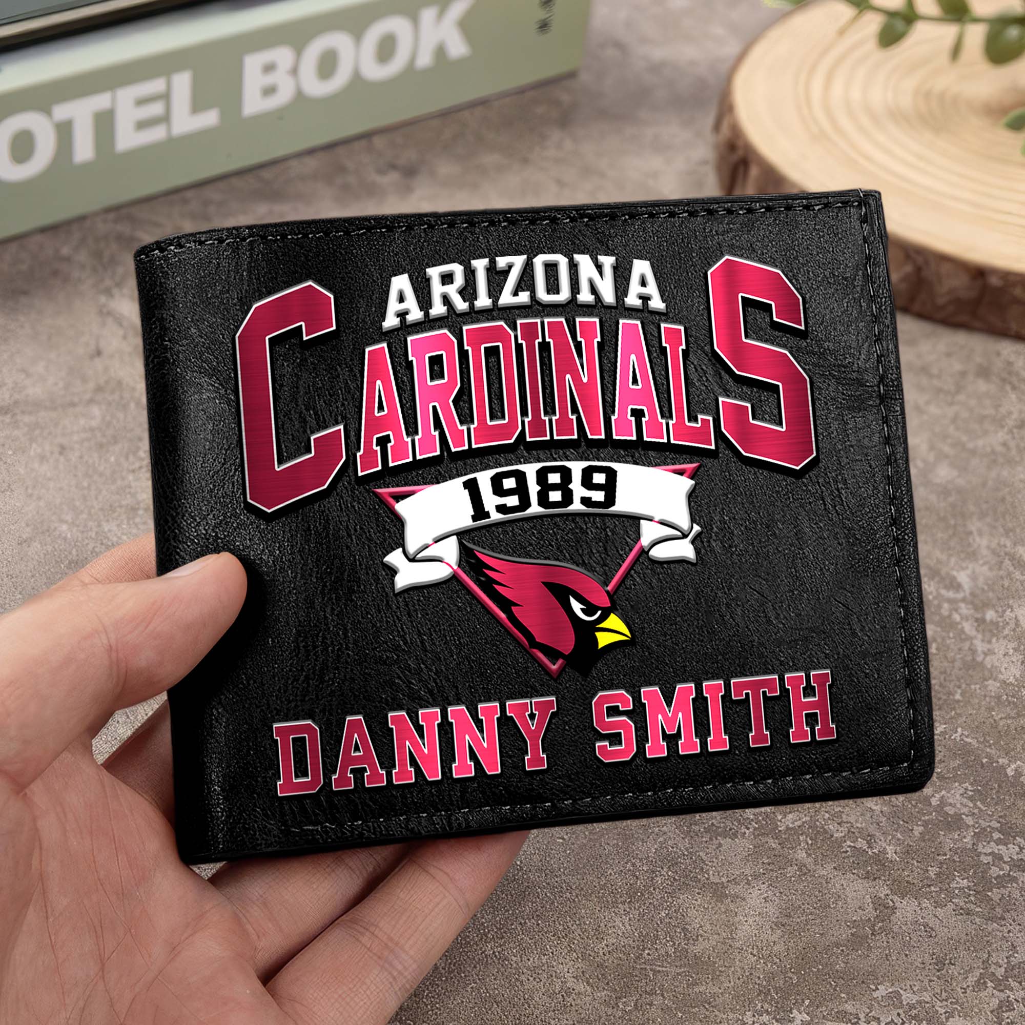 Arizona Cardinals Men Wallet Custom Your Name, Football Team Men Wallet For Fans, Gifts For Football Lovers EHIVM-0114463