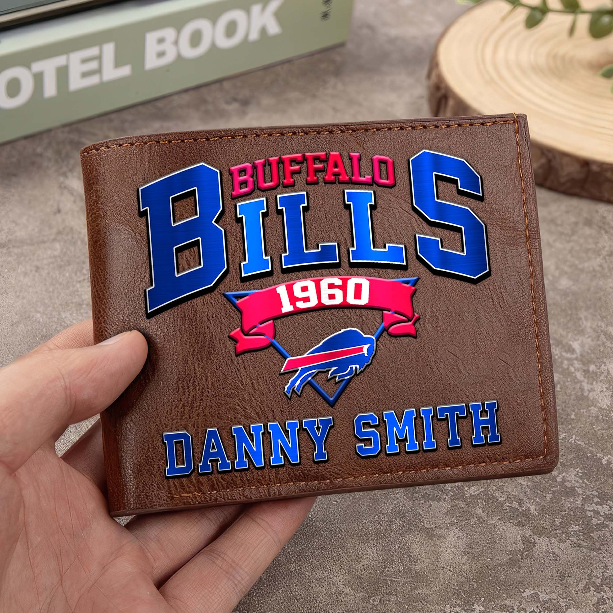 Buffalo Bills Men Wallet Custom Your Name, Football Team Men Wallet For Fans, Gifts For Football Lovers EHIVM-0114463 - Image 4