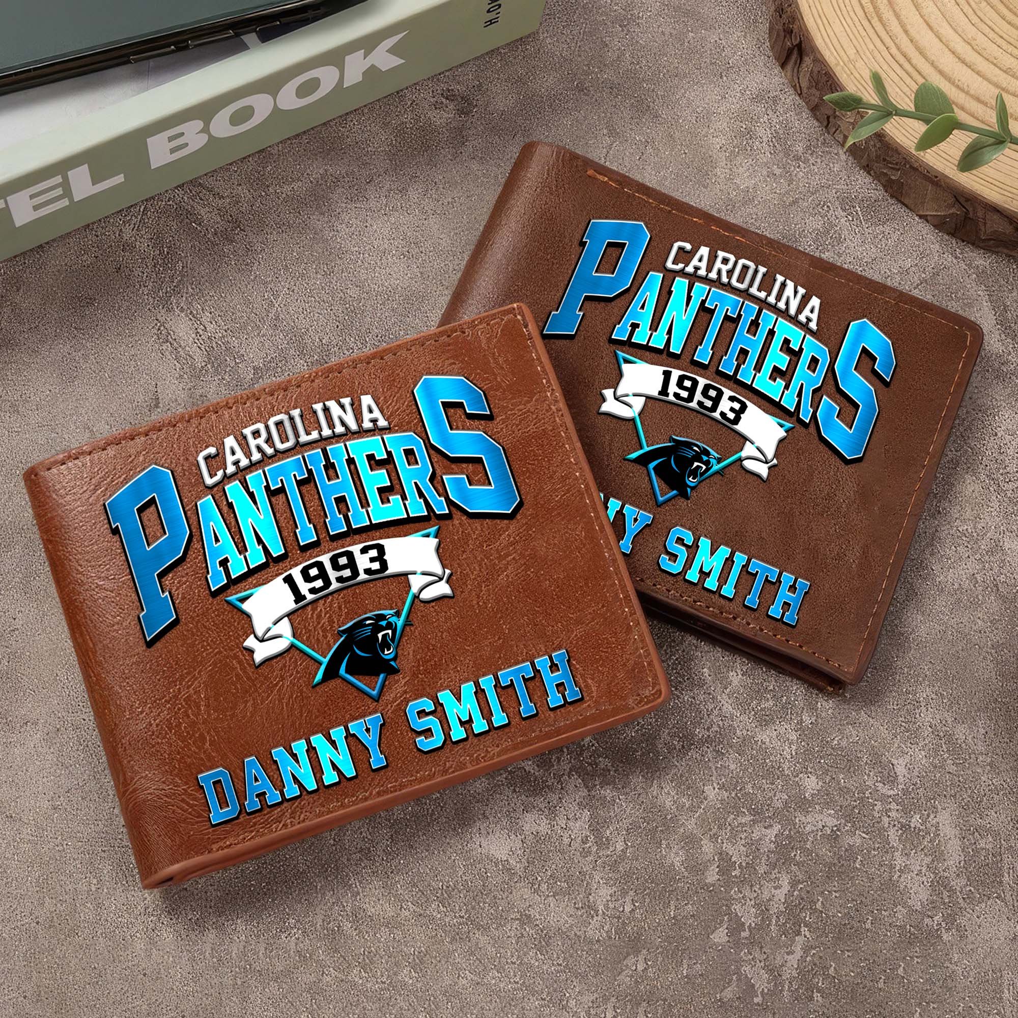 Carolina Panthers Men Wallet Custom Your Name, Football Team Men Wallet For Fans, Gifts For Football Lovers EHIVM-0114463 - Image 5