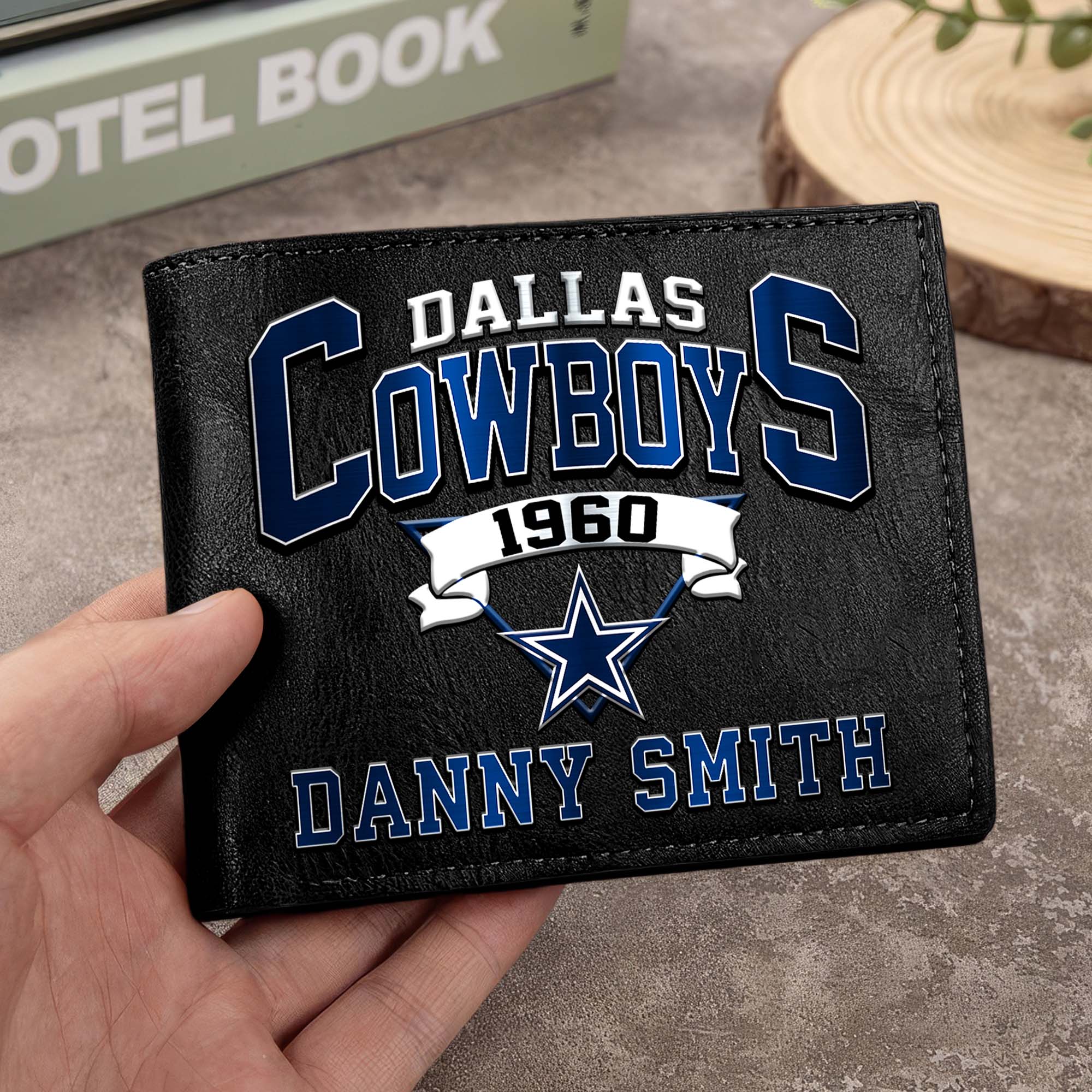 Dallas Cowboys Men Wallet Custom Your Name, Football Team Men Wallet For Fans, Gifts For Football Lovers EHIVM-0114463