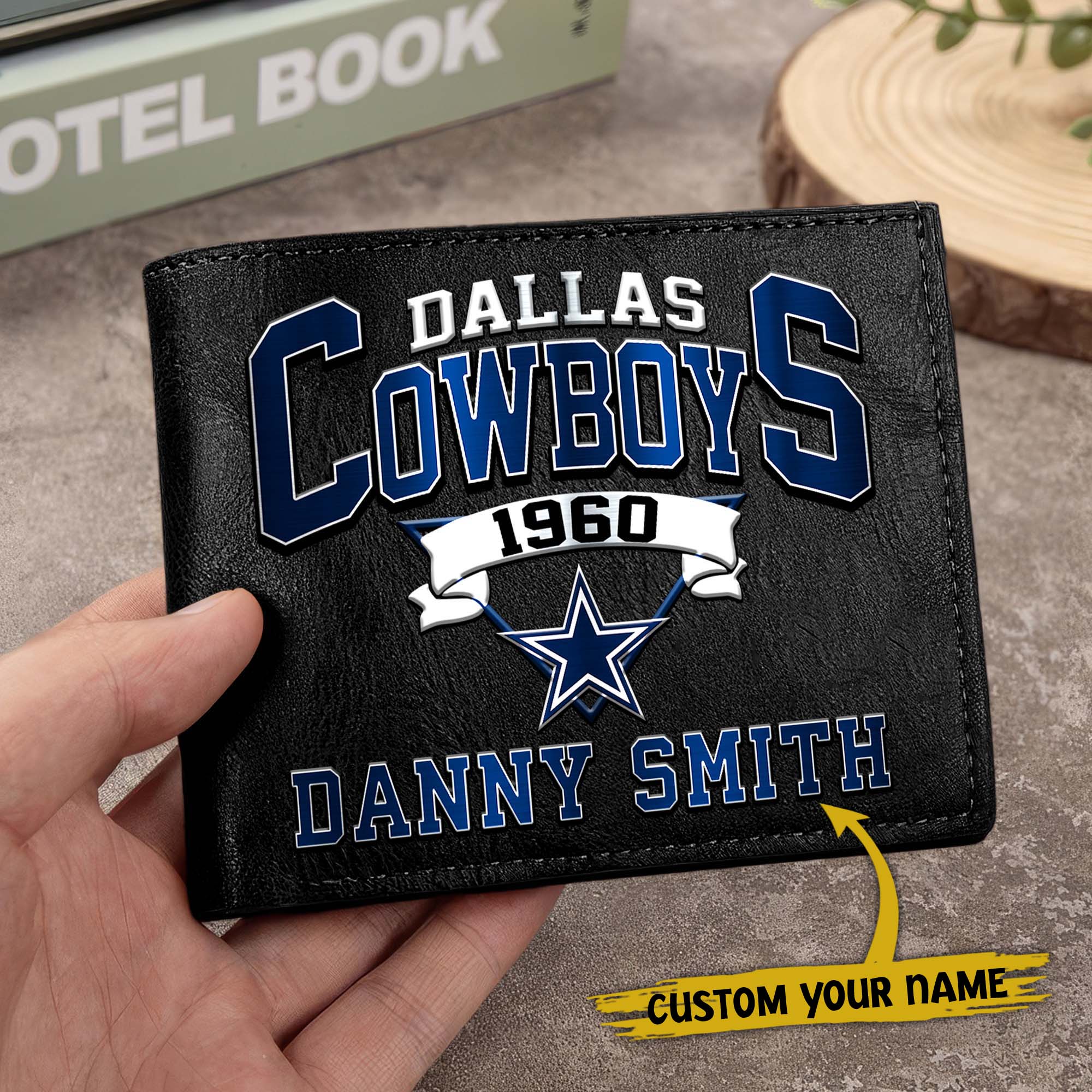 Alternative view of Dallas Cowboys Men Wallet Custom Your Name, Football Team Men Wallet For Fans, Gifts For Football Lovers EHIVM-0114463