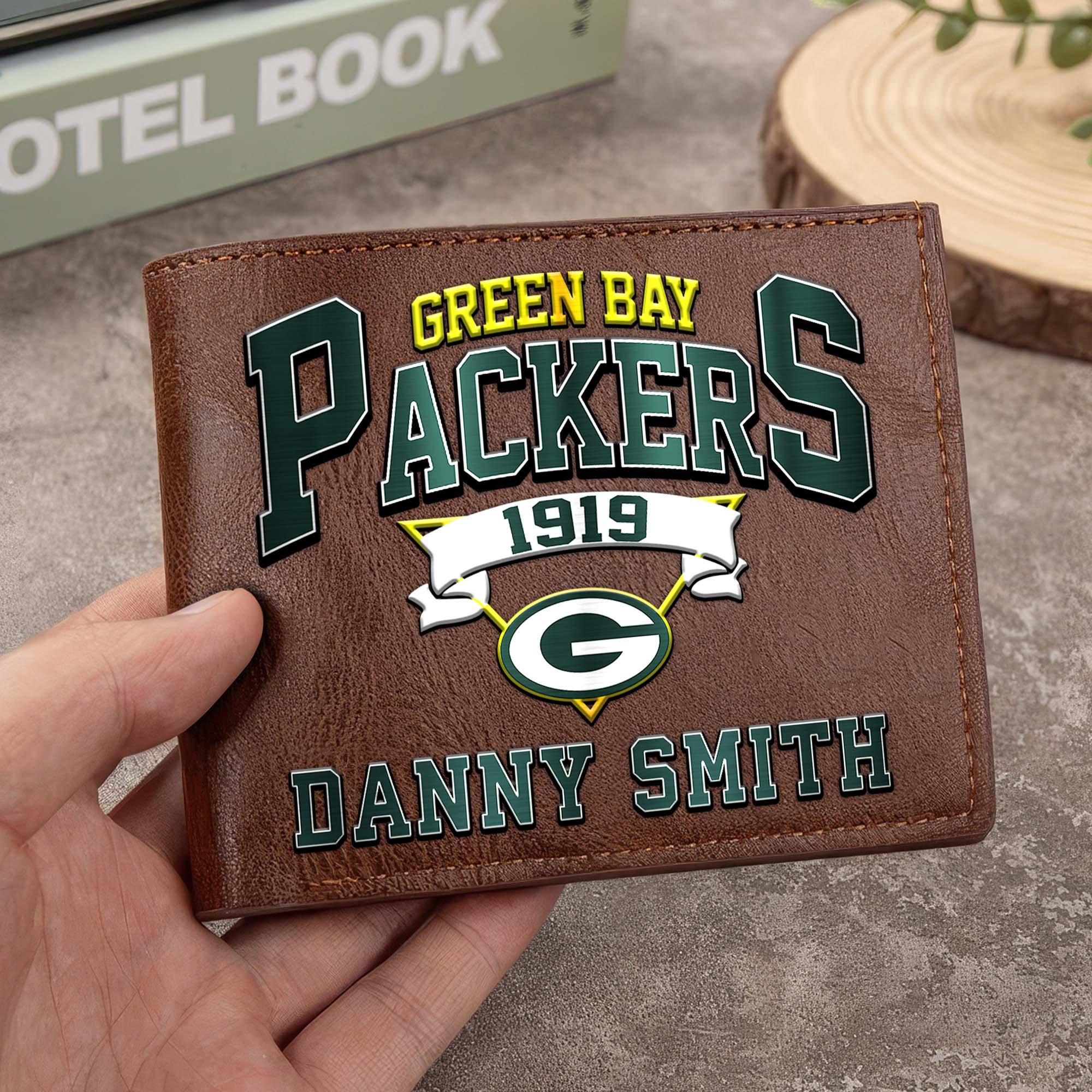 Green Bay Packers Men Wallet Custom Your Name, Football Team Men Wallet For Fans, Gifts For Football Lovers EHIVM-0114463 - Image 4
