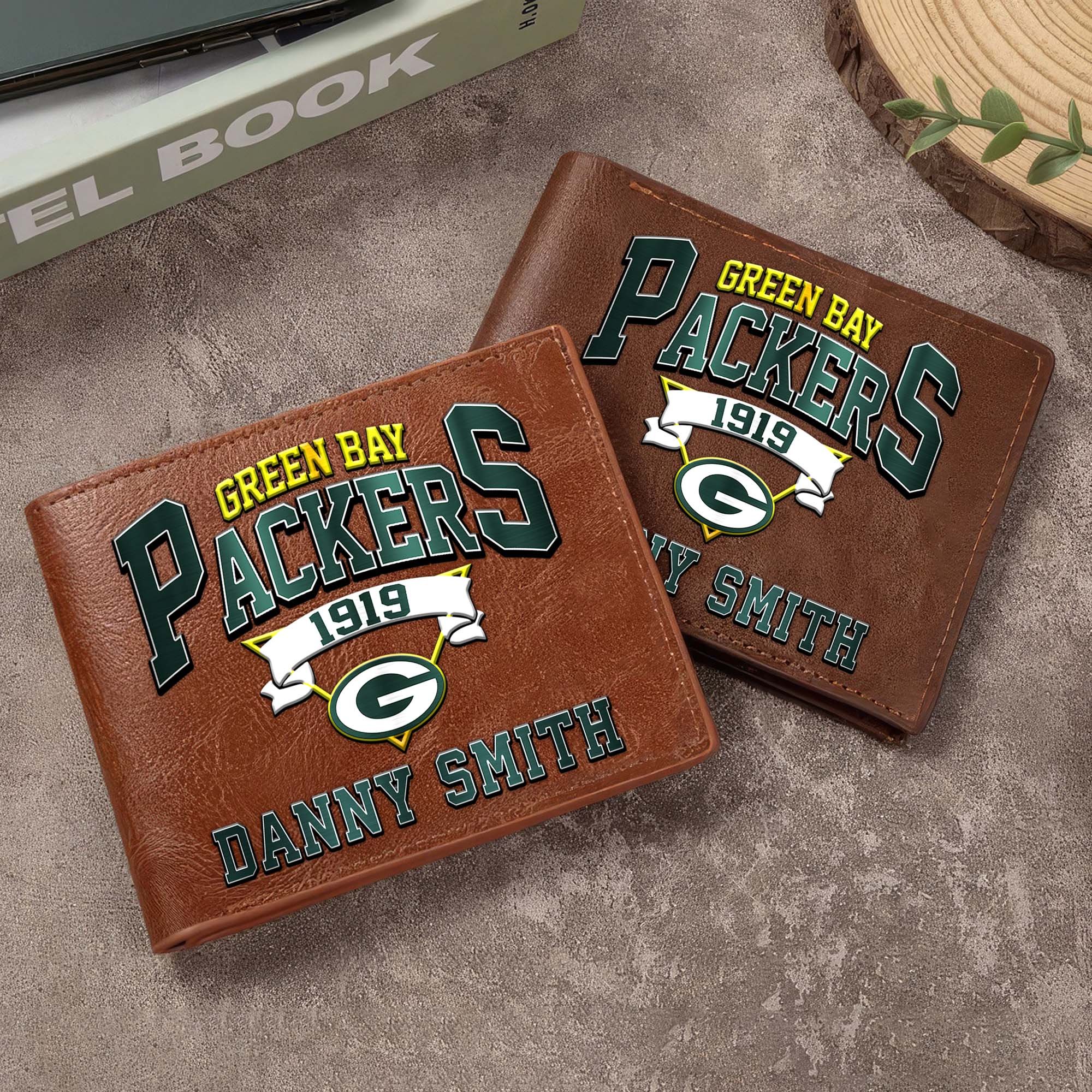 Green Bay Packers Men Wallet Custom Your Name, Football Team Men Wallet For Fans, Gifts For Football Lovers EHIVM-0114463 - Image 5