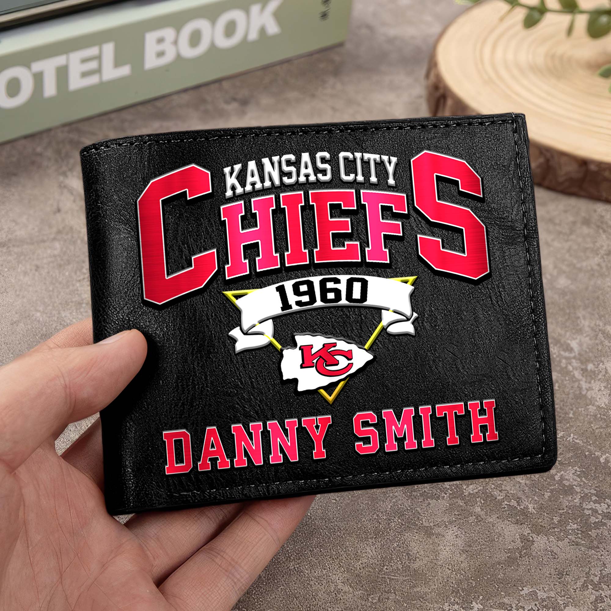 Kansas City Chiefs Men Wallet Custom Your Name, Football Team Men Wallet For Fans, Gifts For Football Lovers EHIVM-0114463