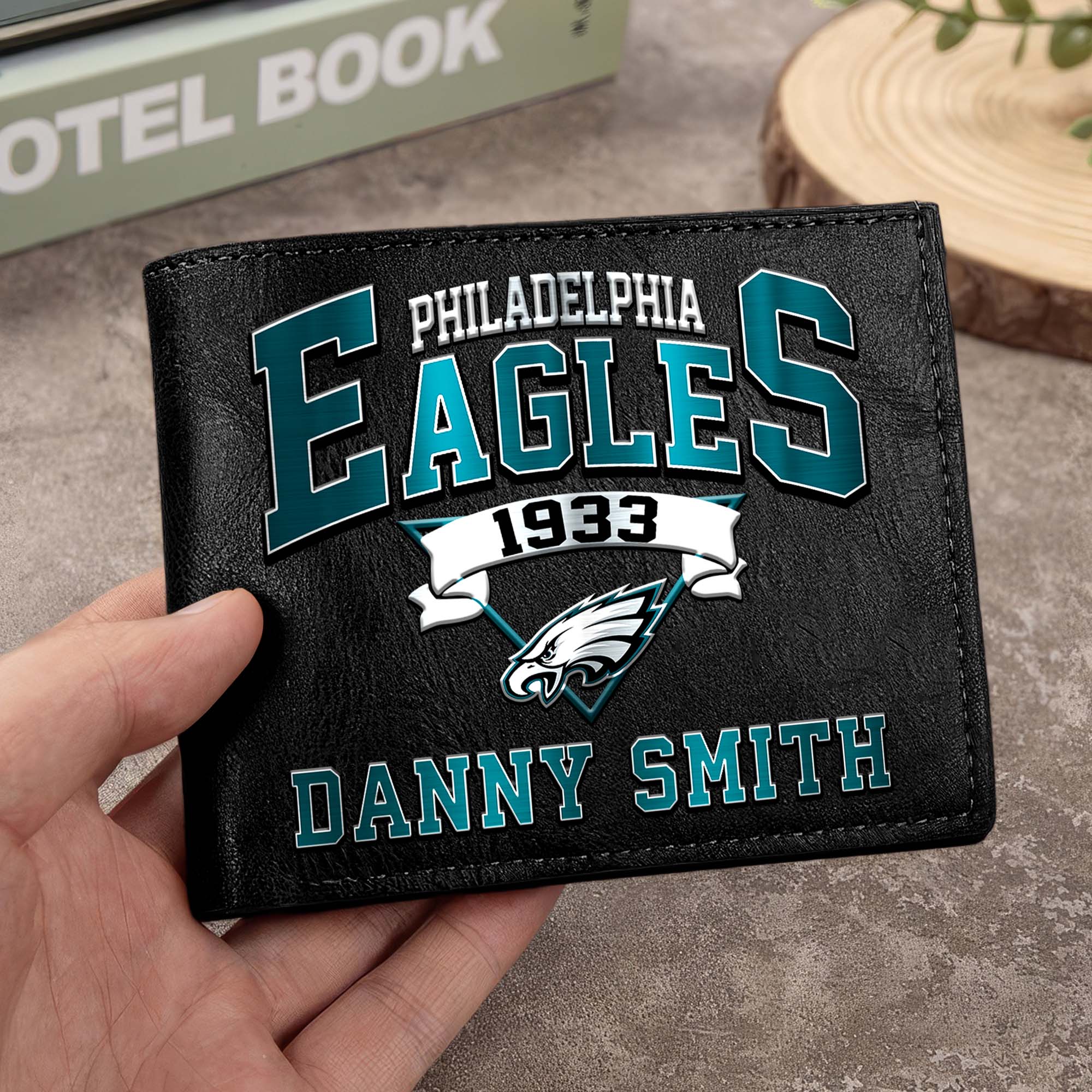 Philadelphia Eagles Men Wallet Custom Your Name, Football Team Men Wallet For Fans, Gifts For Football Lovers EHIVM-0114463
