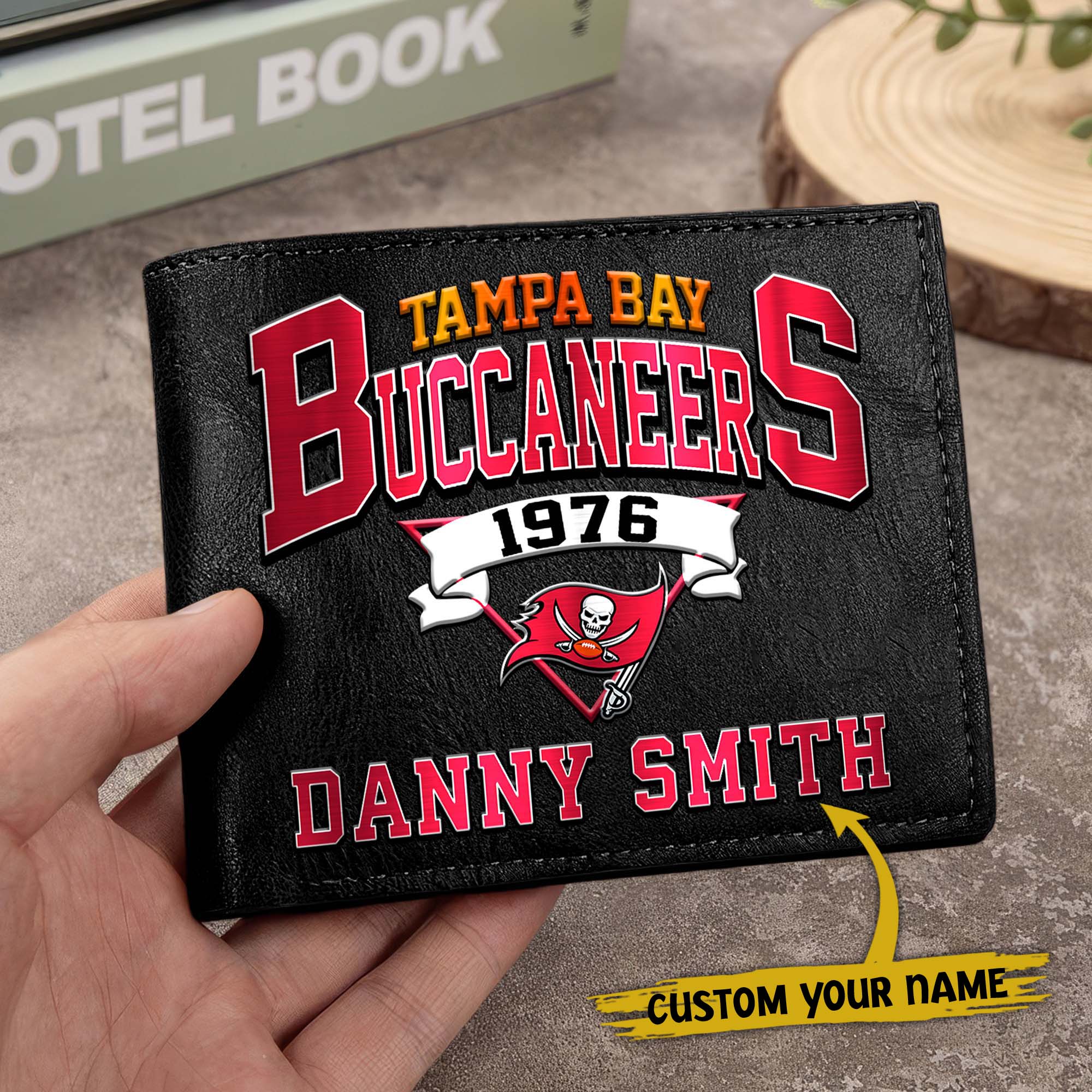 Alternative view of Tampa Bay Buccaneers Men Wallet Custom Your Name, Football Team Men Wallet For Fans, Gifts For Football Lovers EHIVM-0114463