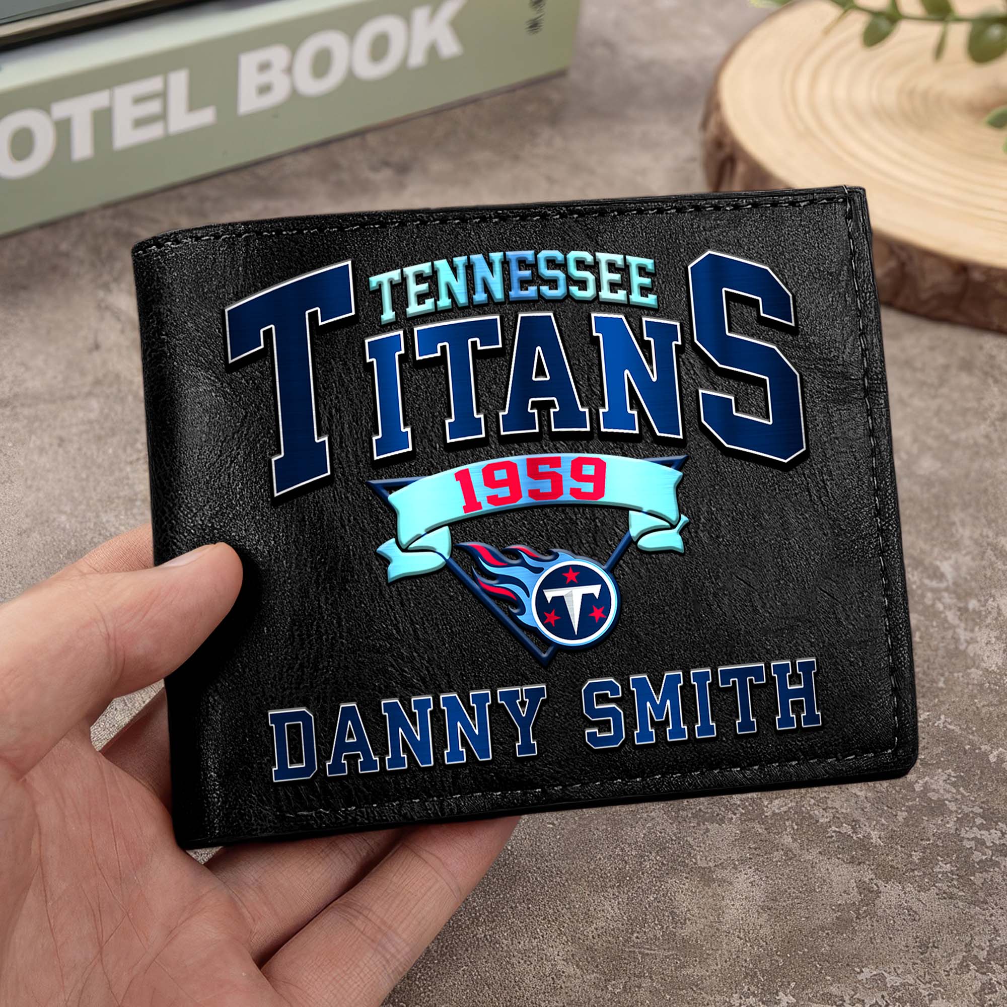 Tennessee Titans Men Wallet Custom Your Name, Football Team Men Wallet For Fans, Gifts For Football Lovers EHIVM-0114463