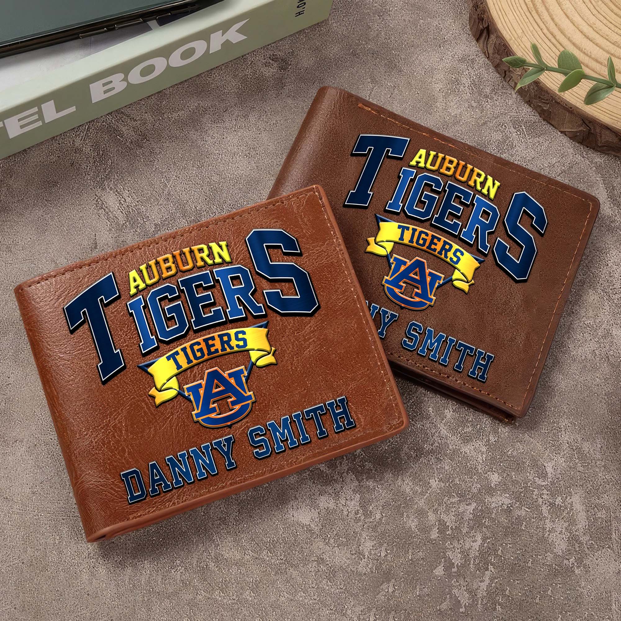Auburn Tigers Men Wallet Custom Your Name, Football Team Men Wallet For Fans, Gifts For Football Lovers EHIVM-02261050 - Image 5