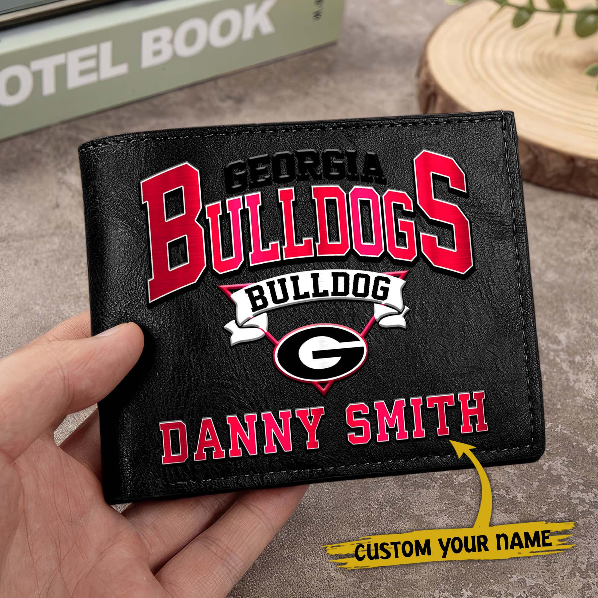 Alternative view of Georgia Bulldogs Men Wallet Custom Your Name, Football Team Men Wallet For Fans, Gifts For Football Lovers EHIVM-02261050