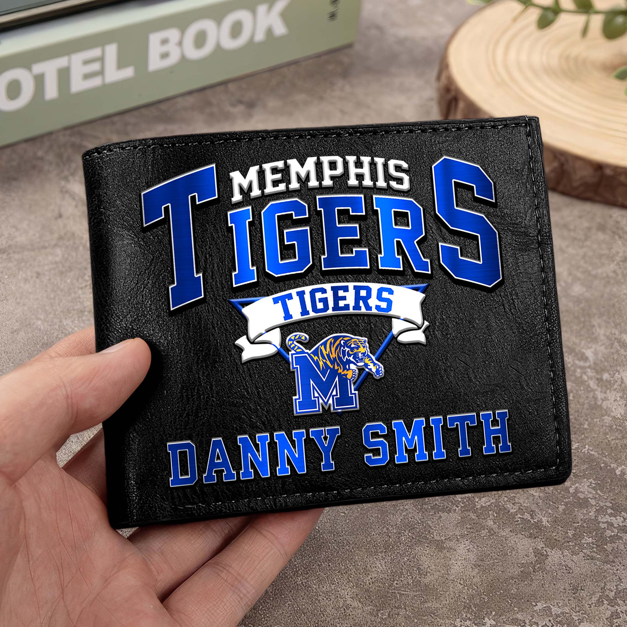 Memphis Tigers Men Wallet Custom Your Name, Football Team Men Wallet For Fans, Gifts For Football Lovers EHIVM-02261050