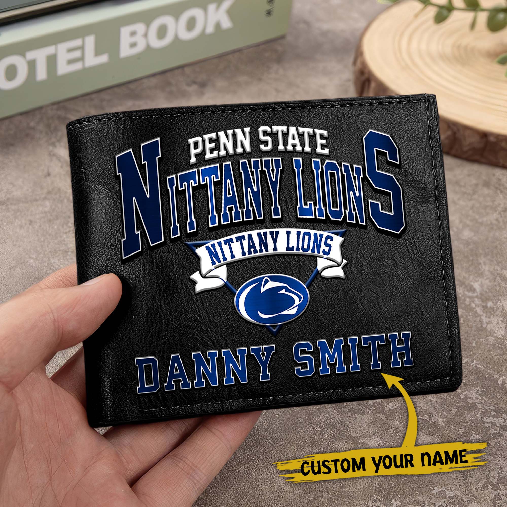 Alternative view of Penn State Nittany Lions Men Wallet Custom Your Name, Football Team Men Wallet For Fans, Gifts For Football Lovers EHIVM-02261050