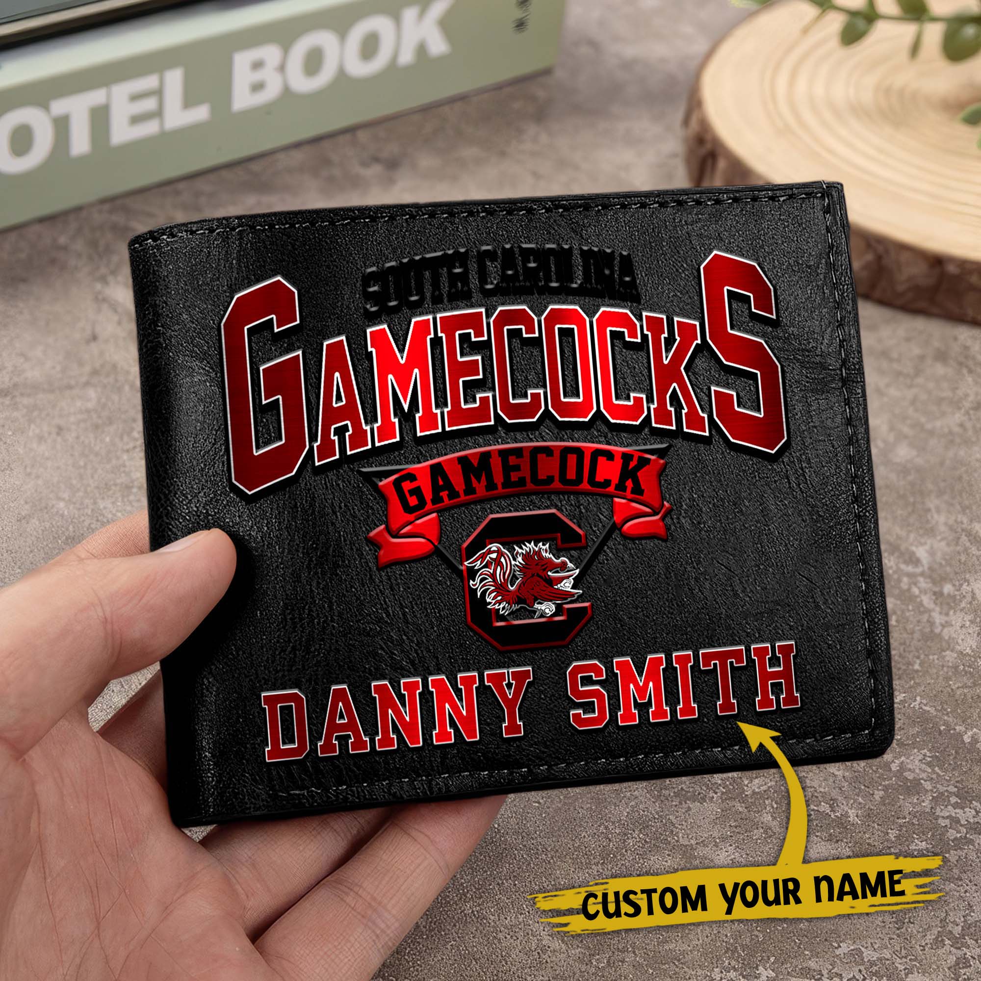 Alternative view of South Carolina Gamecocks Men Wallet Custom Your Name, Football Team Men Wallet For Fans, Gifts For Football Lovers EHIVM-02261050
