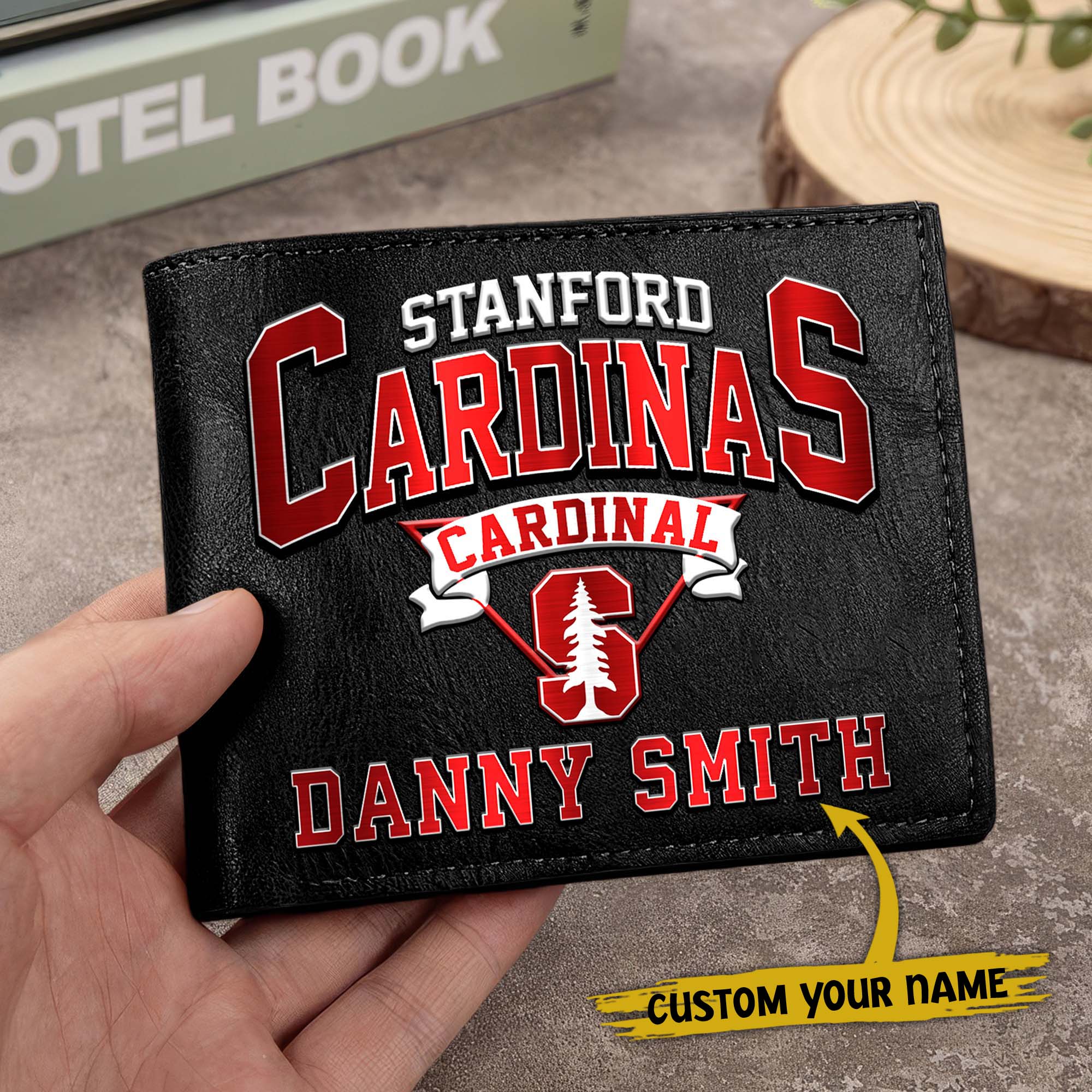 Alternative view of Stanford Cardinal Men Wallet Custom Your Name, Football Team Men Wallet For Fans, Gifts For Football Lovers EHIVM-02261050