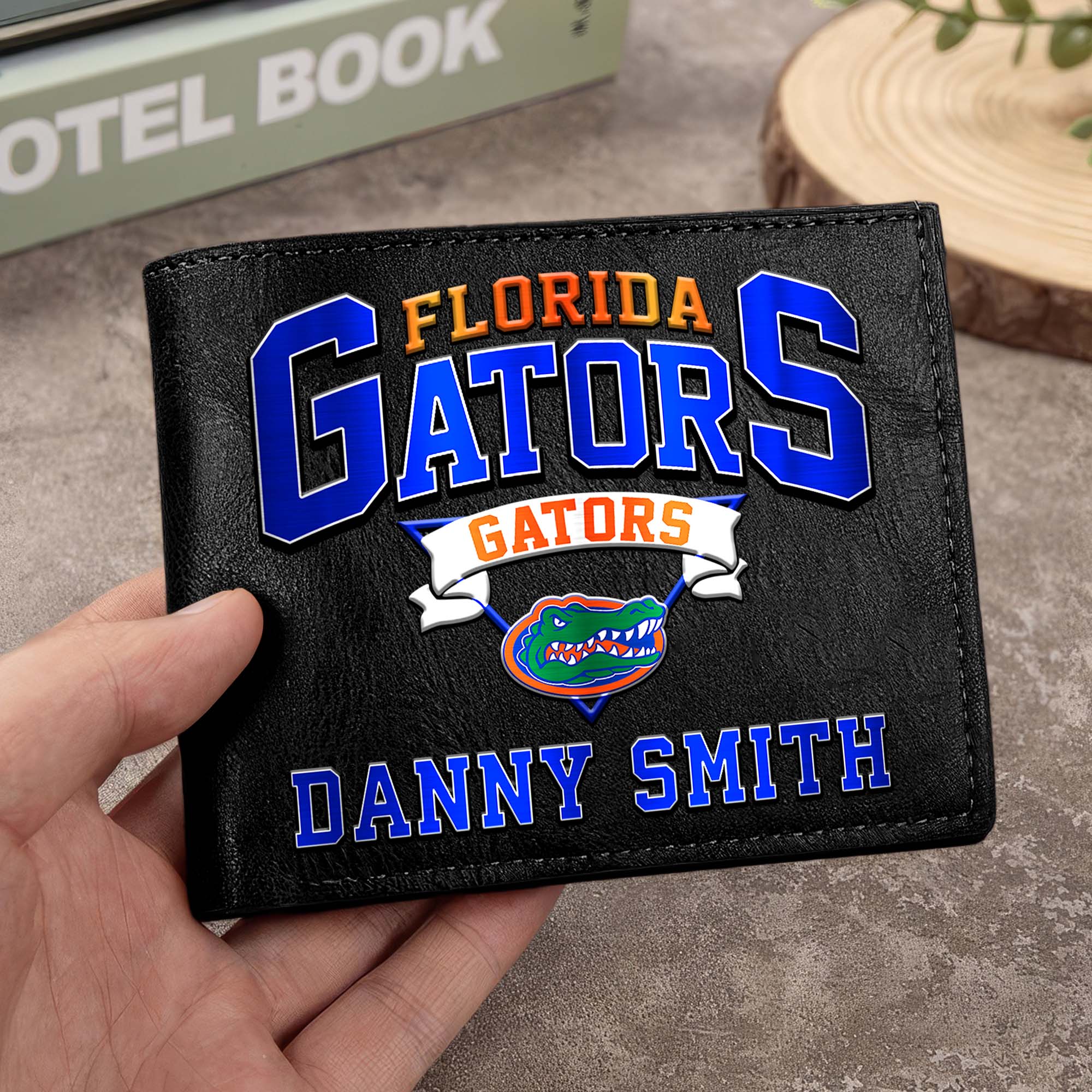 Florida Gators Men Wallet Custom Your Name, Football Team Men Wallet For Fans, Gifts For Football Lovers EHIVM-02261050