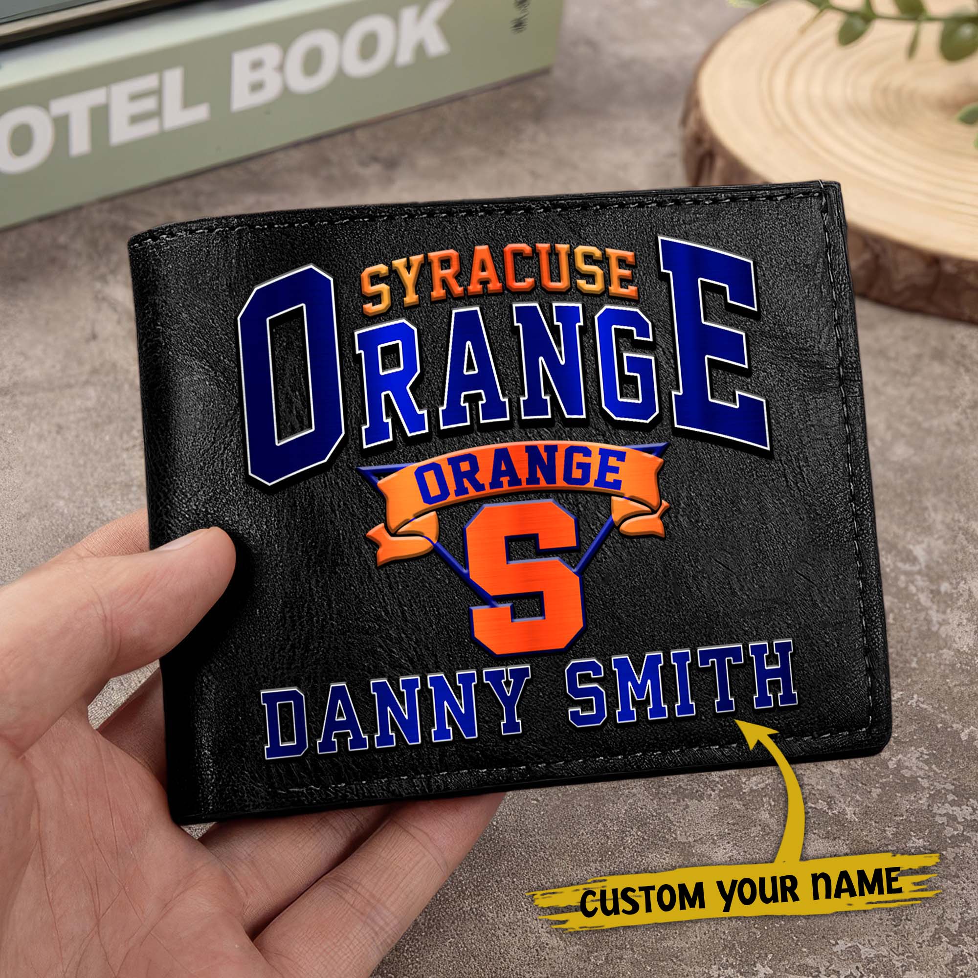 Alternative view of Syracuse Orange Men Wallet Custom Your Name, Football Team Men Wallet For Fans, Gifts For Football Lovers EHIVM-02261050