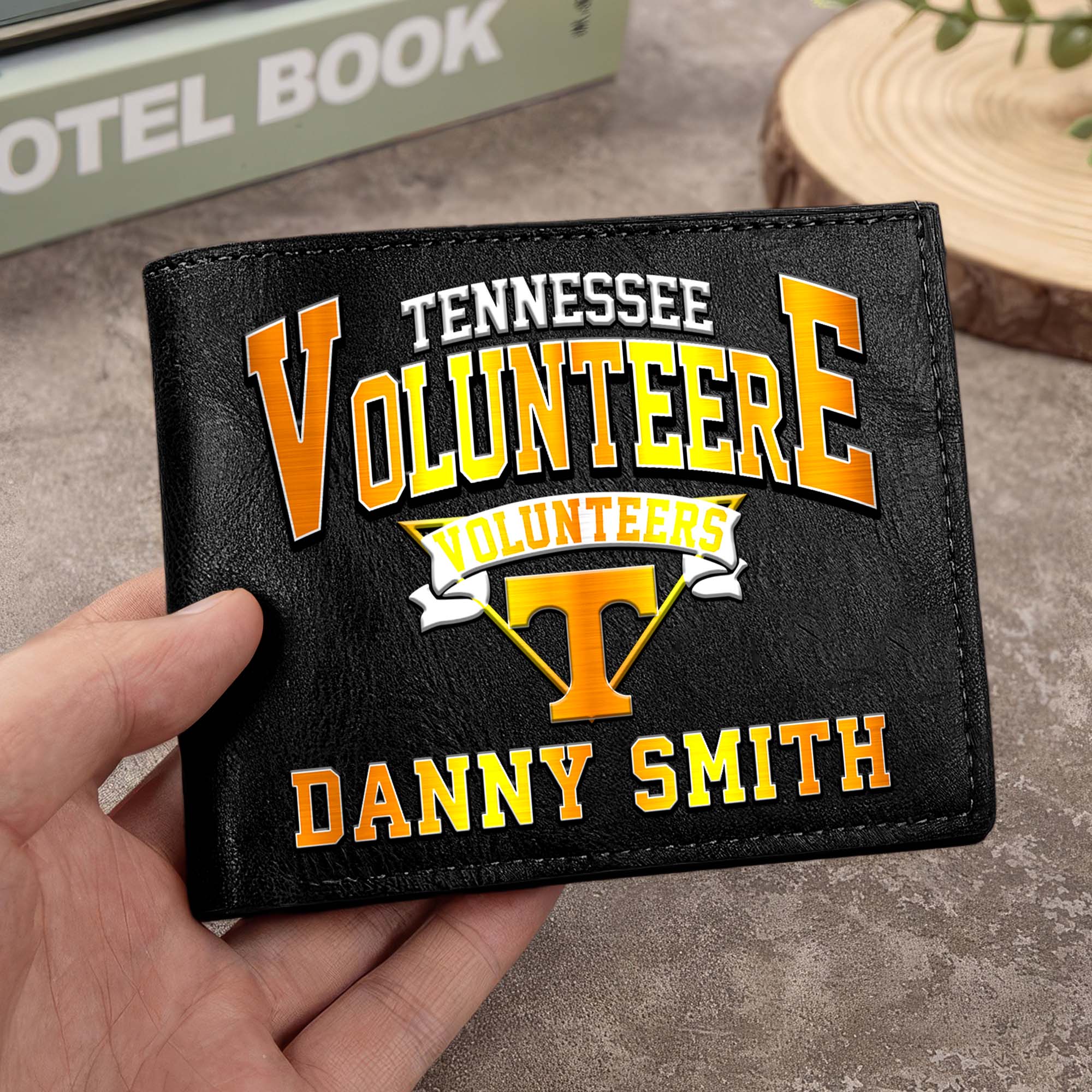 Tennessee Volunteers Men Wallet Custom Your Name, Football Team Men Wallet For Fans, Gifts For Football Lovers EHIVM-02261050