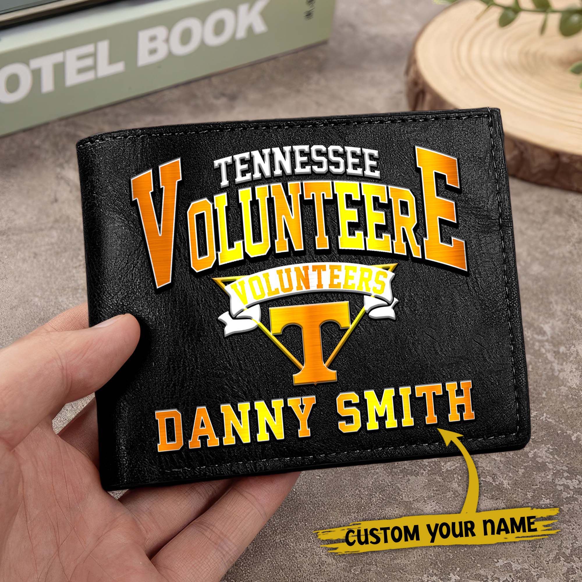 Alternative view of Tennessee Volunteers Men Wallet Custom Your Name, Football Team Men Wallet For Fans, Gifts For Football Lovers EHIVM-02261050