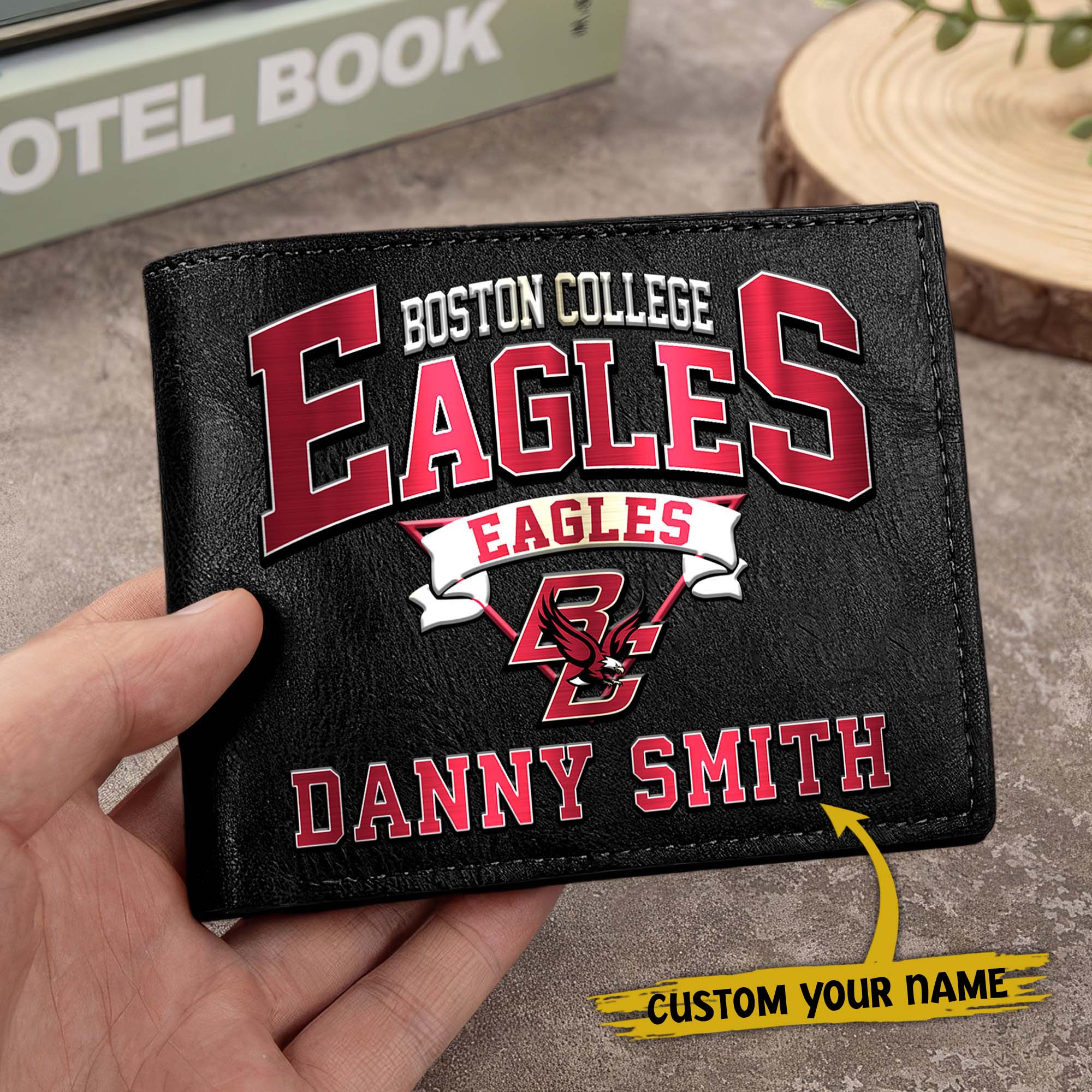 Alternative view of Boston College Eagles Men Wallet Custom Your Name, Football Team Men Wallet For Fans, Gifts For Football Lovers EHIVM-02261050