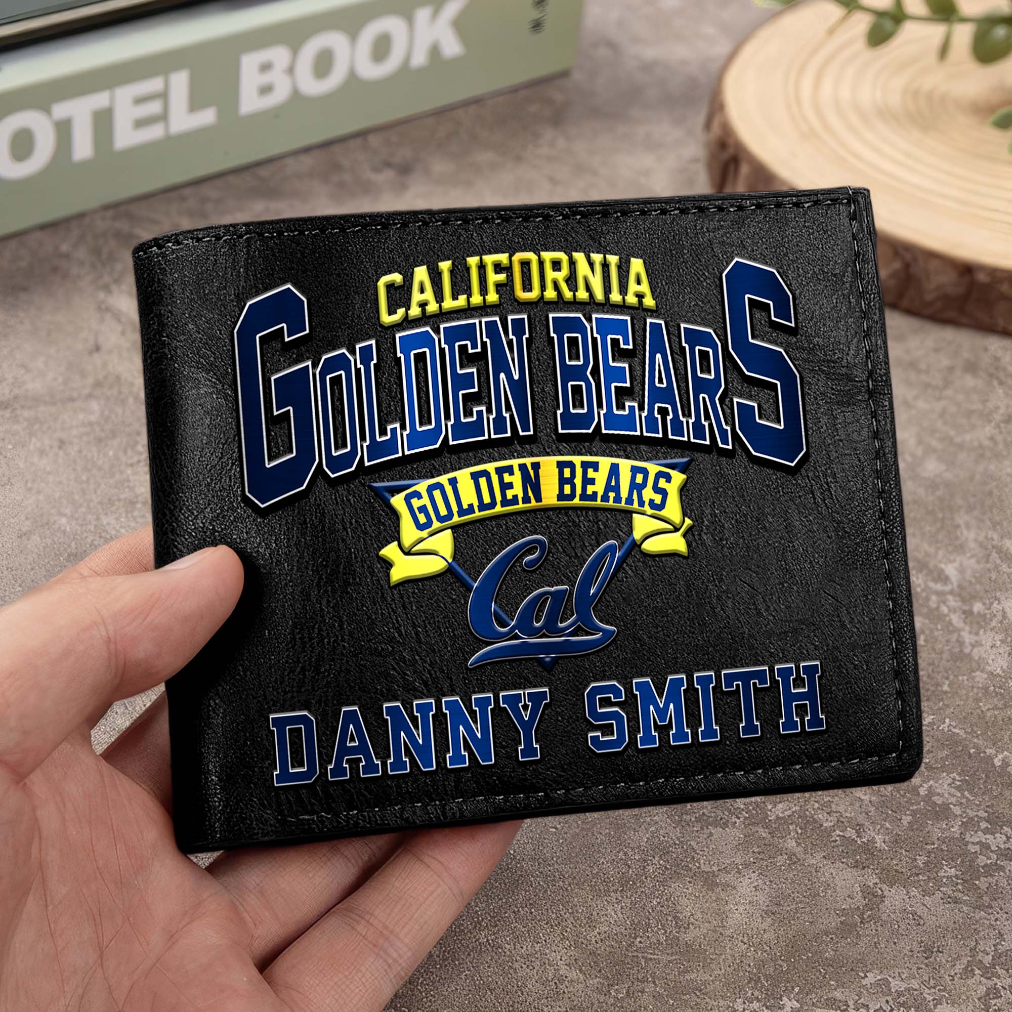 California Golden Bears Men Wallet Custom Your Name, Football Team Men Wallet For Fans, Gifts For Football Lovers EHIVM-02261050