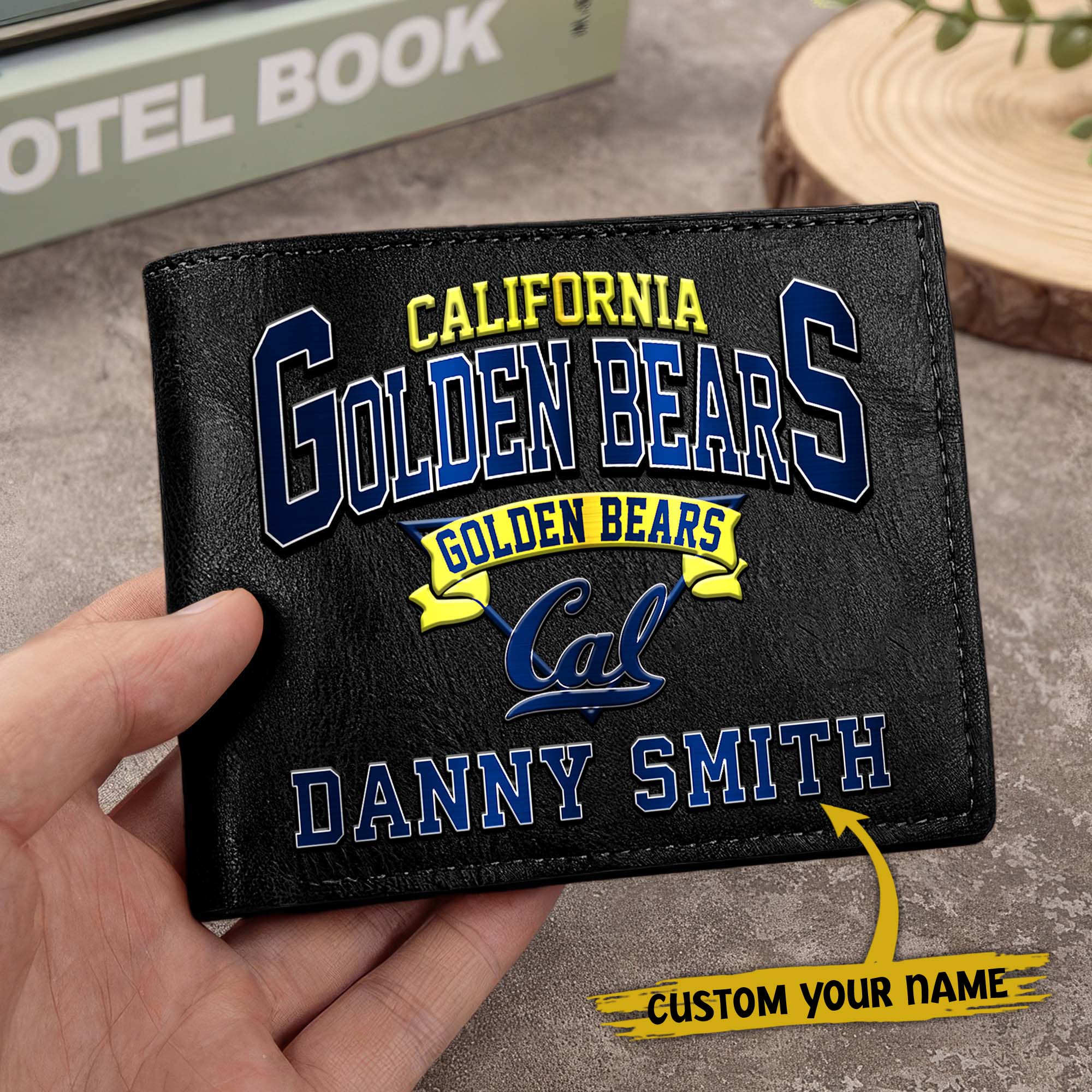 Alternative view of California Golden Bears Men Wallet Custom Your Name, Football Team Men Wallet For Fans, Gifts For Football Lovers EHIVM-02261050