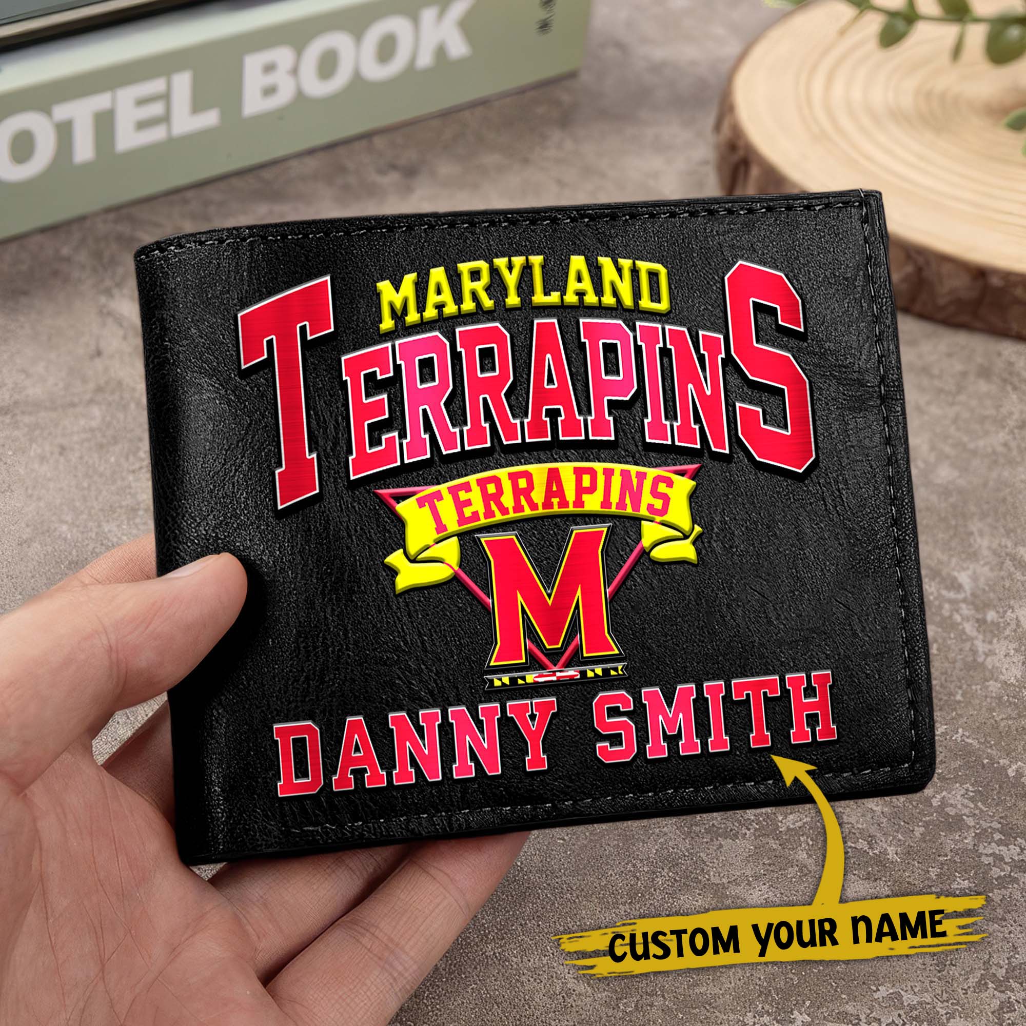Alternative view of Maryland Terrapins Men Wallet Custom Your Name, Football Team Men Wallet For Fans, Gifts For Football Lovers EHIVM-02261050