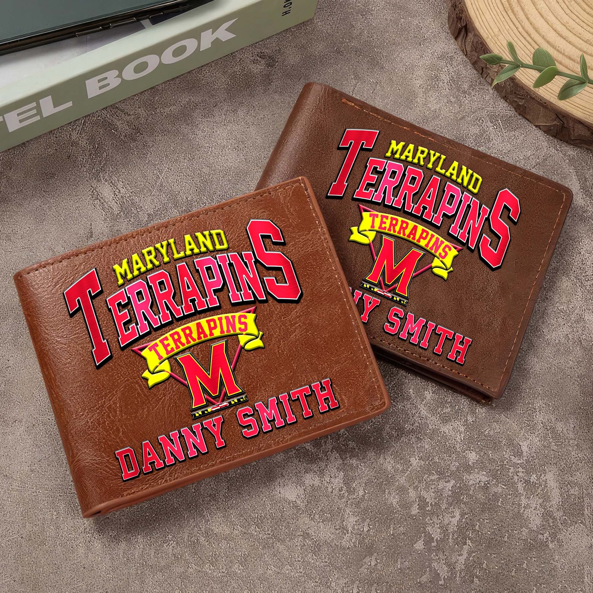 Maryland Terrapins Men Wallet Custom Your Name, Football Team Men Wallet For Fans, Gifts For Football Lovers EHIVM-02261050 - Image 5