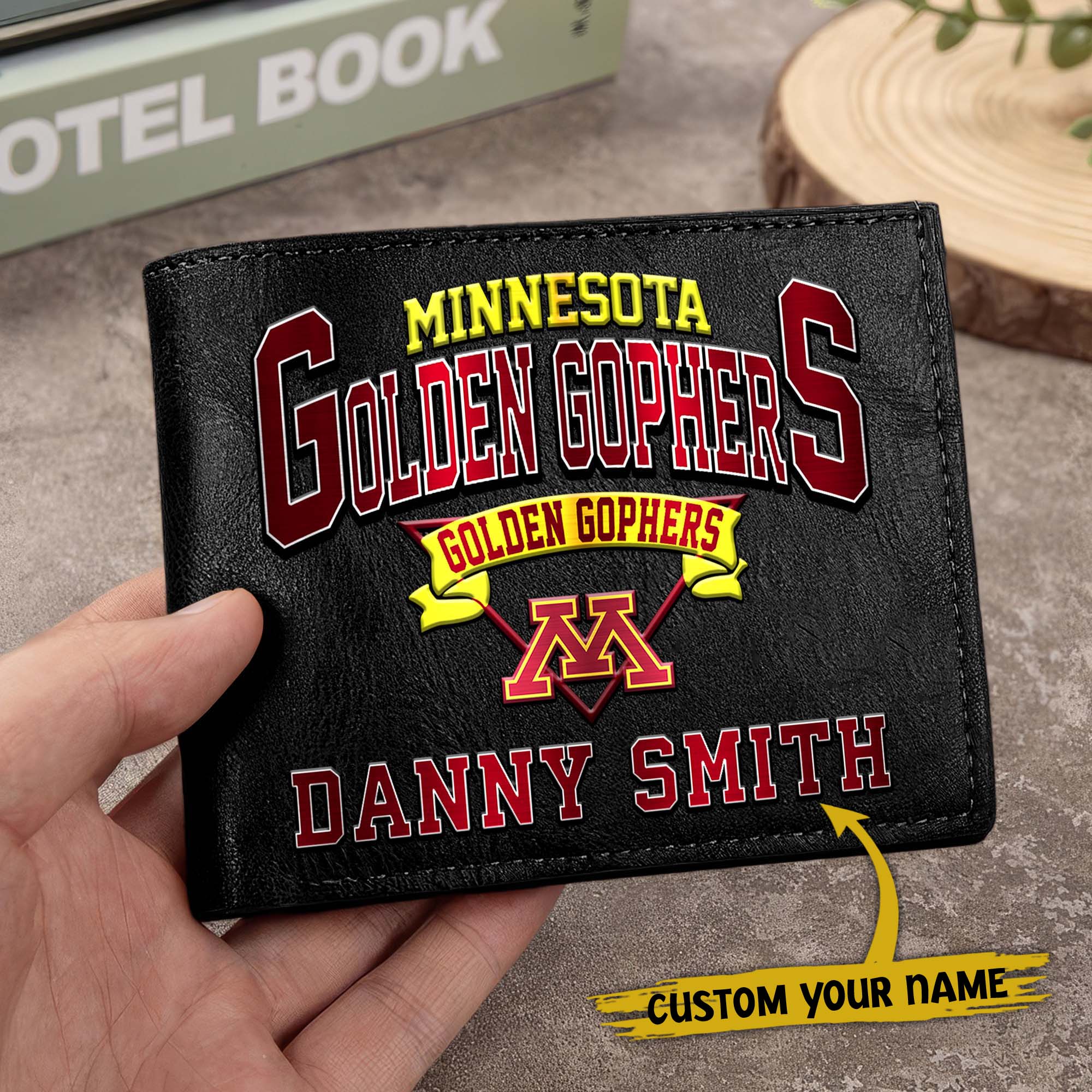 Alternative view of Minnesota Golden Gophers Men Wallet Custom Your Name, Football Team Men Wallet For Fans, Gifts For Football Lovers EHIVM-02261050