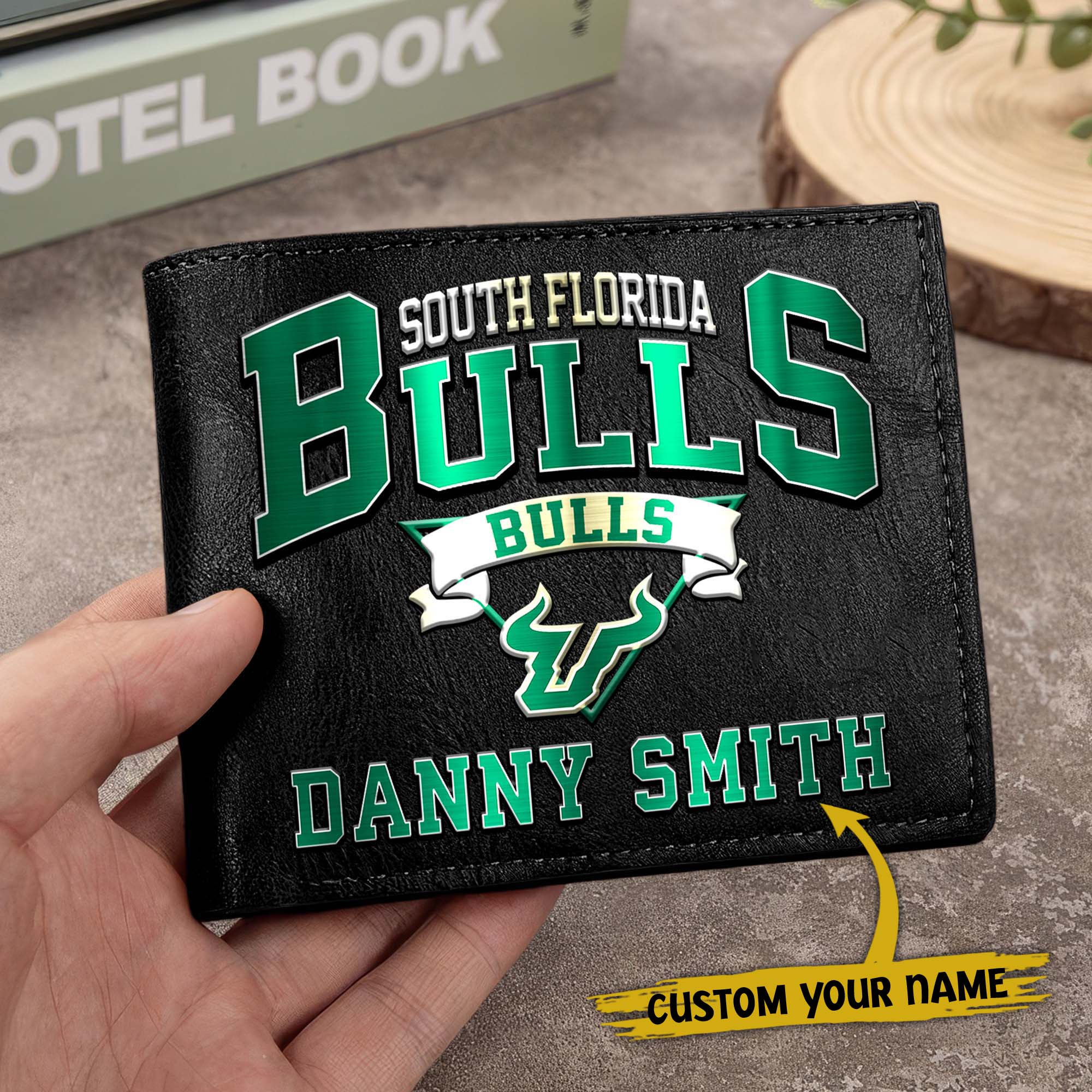 Alternative view of South Florida Bulls Men Wallet Custom Your Name, Football Team Men Wallet For Fans, Gifts For Football Lovers EHIVM-02261050