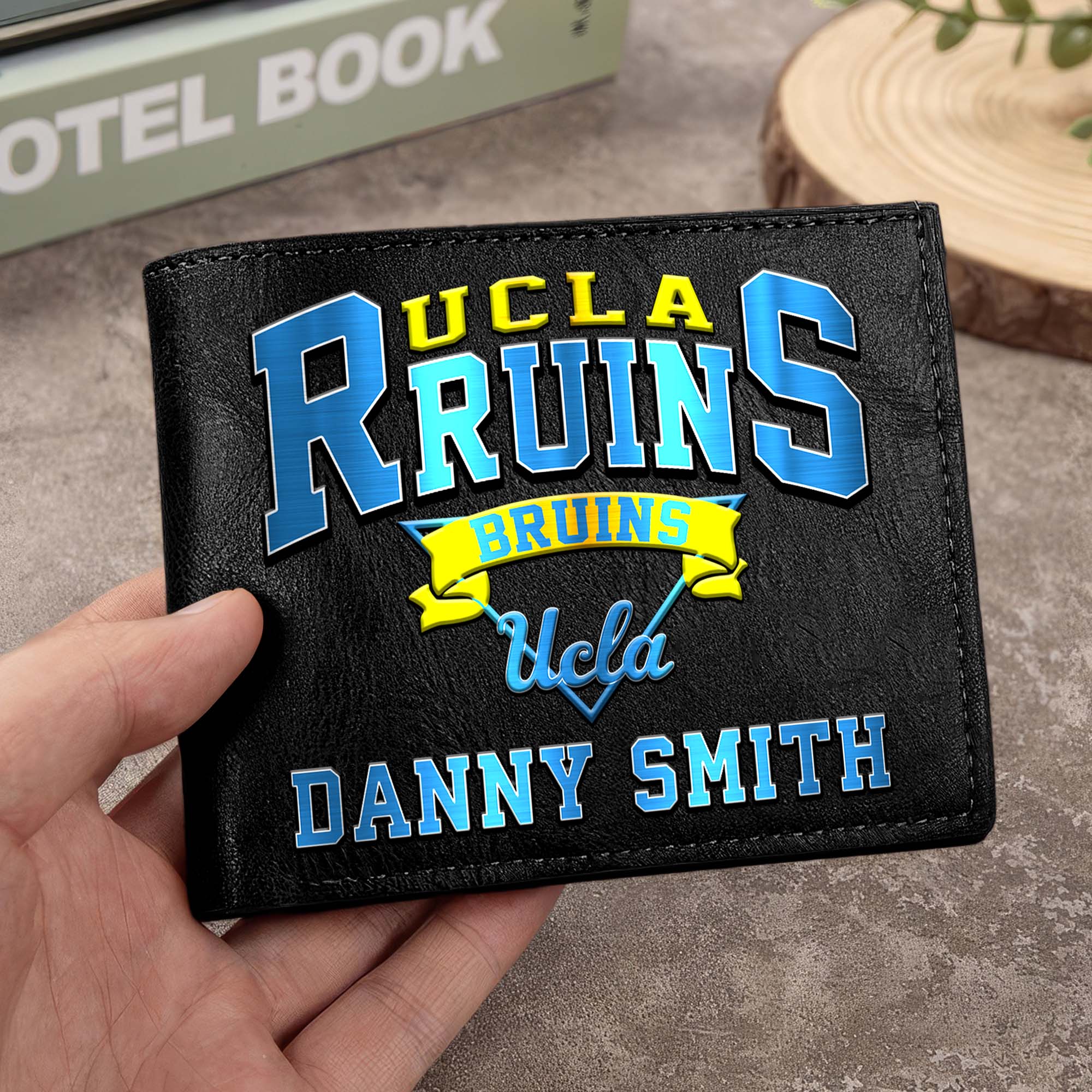 UCLA Bruins Men Wallet Custom Your Name, Football Team Men Wallet For Fans, Gifts For Football Lovers EHIVM-02261050