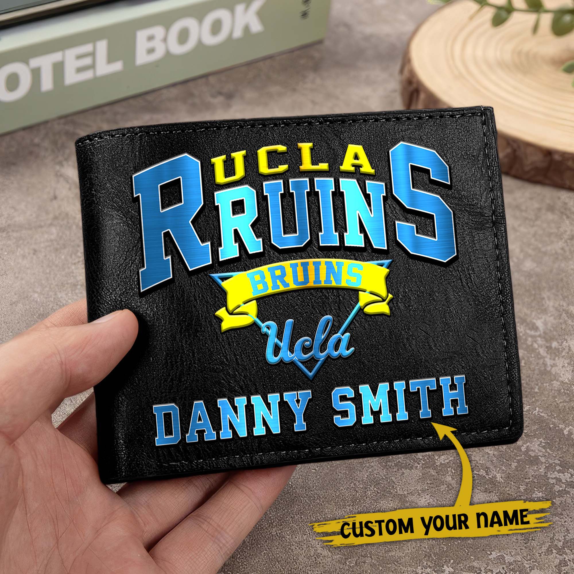 Alternative view of UCLA Bruins Men Wallet Custom Your Name, Football Team Men Wallet For Fans, Gifts For Football Lovers EHIVM-02261050