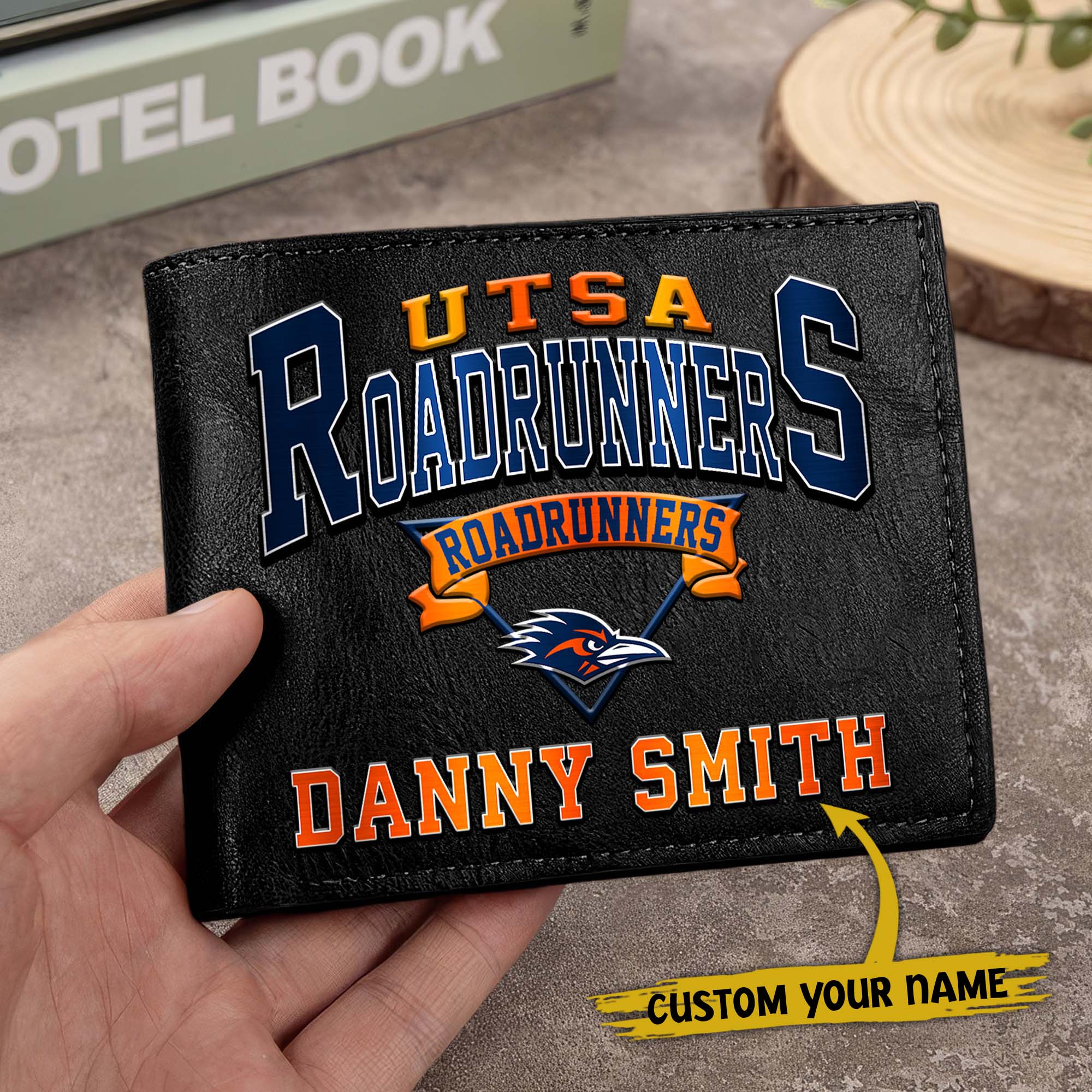 Alternative view of UTSA Roadrunners Men Wallet Custom Your Name, Football Team Men Wallet For Fans, Gifts For Football Lovers EHIVM-02261050