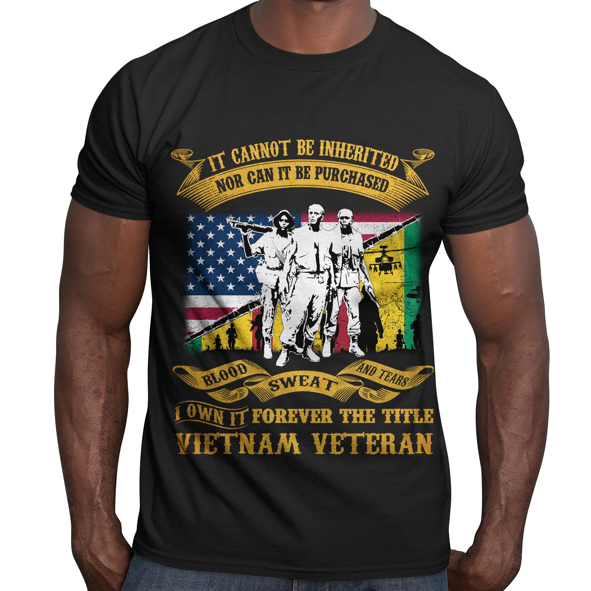 Vietnam Veteran Blood, Sweat And Tears Shirt, Shirt For Veterans, Vietnam Veteran Gifts ETRG-02281098