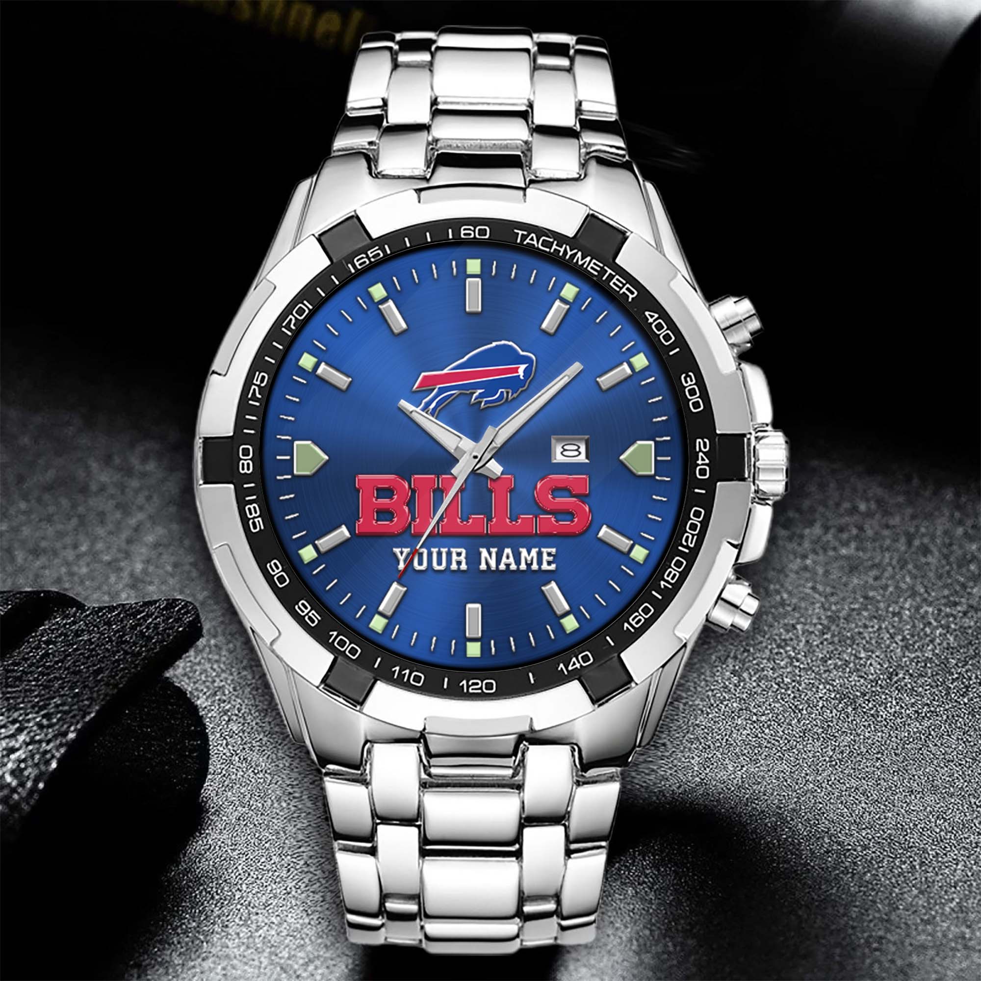 Alternative view of Buffalo Bills Alloy Men Quartz Watch Custom Your Name, Sport Men Watch, FootBall Fan Gifts EHIVM-0213860