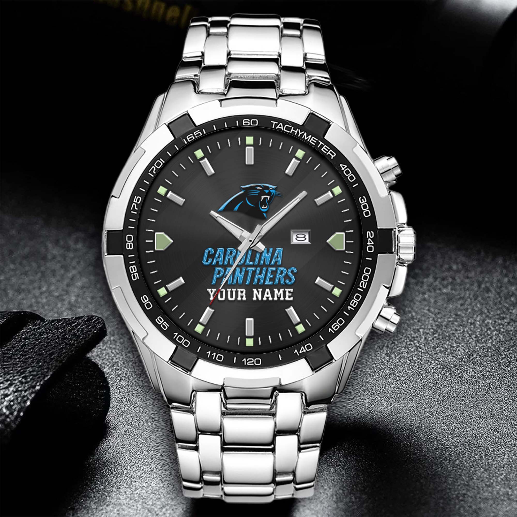 Alternative view of Carolina Panthers Alloy Men Quartz Watch Custom Your Name, Sport Men Watch, FootBall Fan Gifts EHIVM-0213860