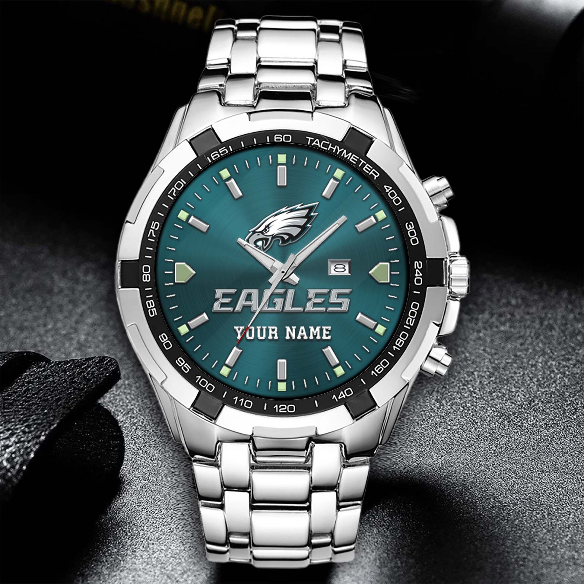 Alternative view of Philadelphia Eagles Alloy Men Quartz Watch Custom Your Name, Sport Men Watch, FootBall Fan Gifts EHIVM-0213860