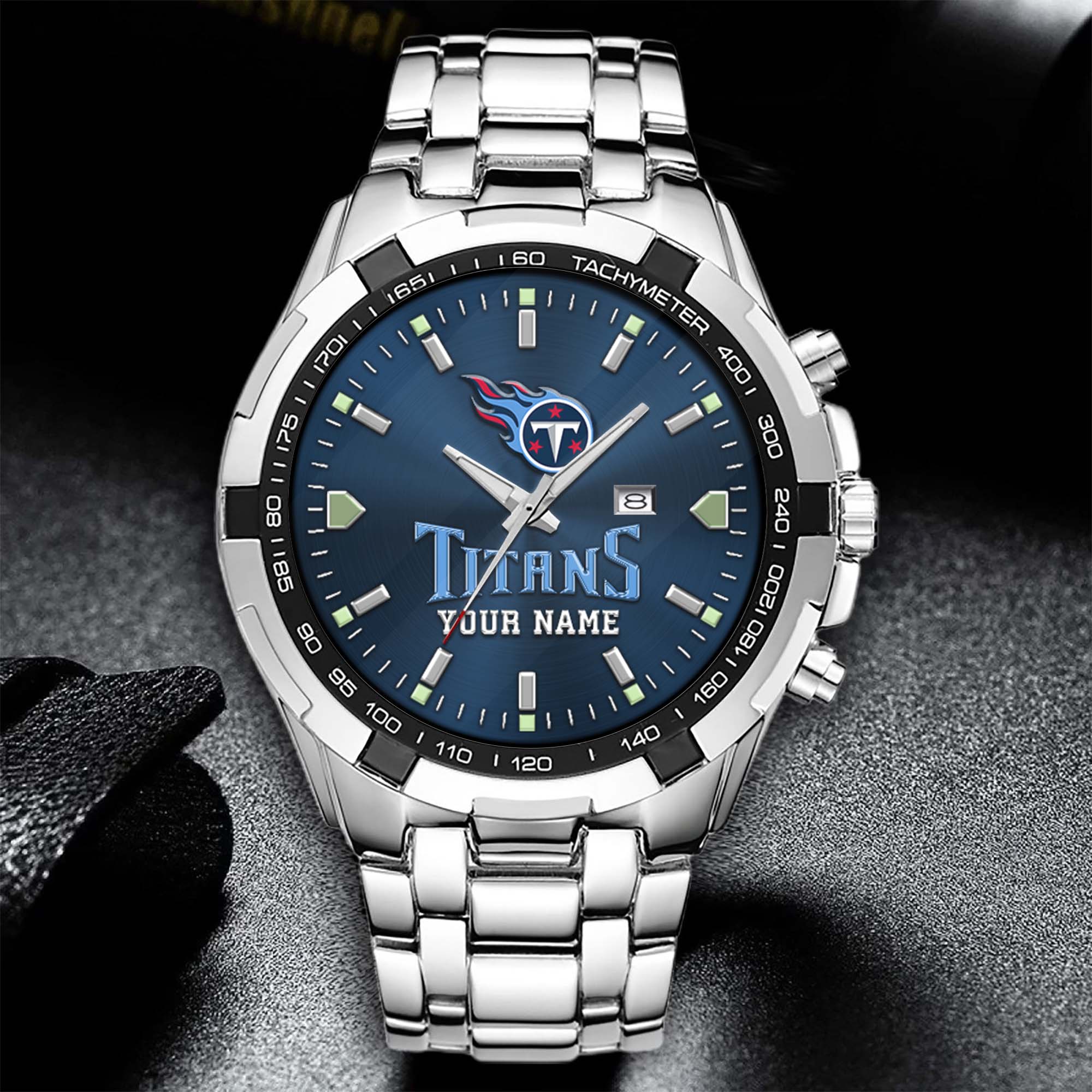 Alternative view of Tennessee Titans Alloy Men Quartz Watch Custom Your Name, Sport Men Watch, FootBall Fan Gifts EHIVM-0213860